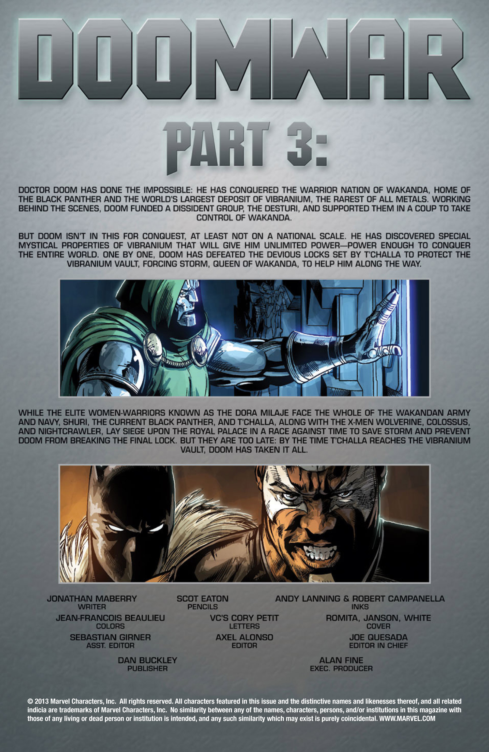 Read online Doomwar comic -  Issue #3 - 2
