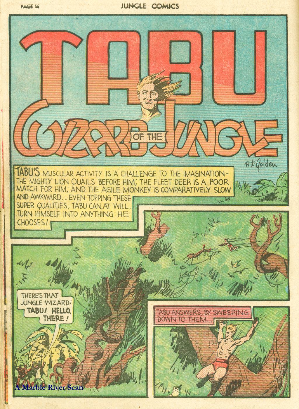 Read online Jungle Comics comic -  Issue #4 - 18