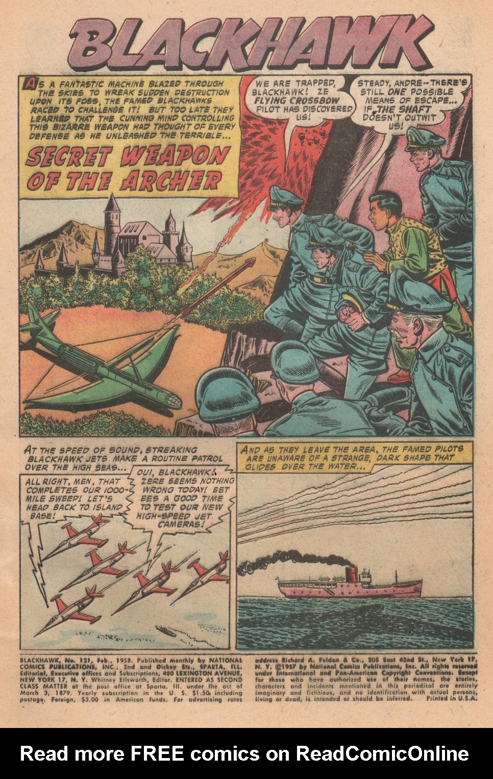 Read online Blackhawk (1957) comic -  Issue #121 - 3