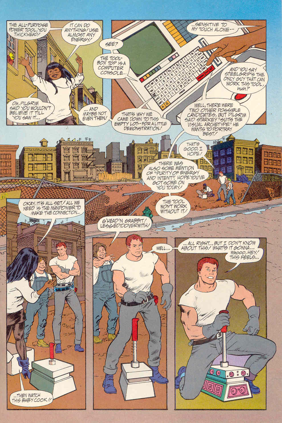 Read online Steelgrip Starkey comic -  Issue #1 - 9