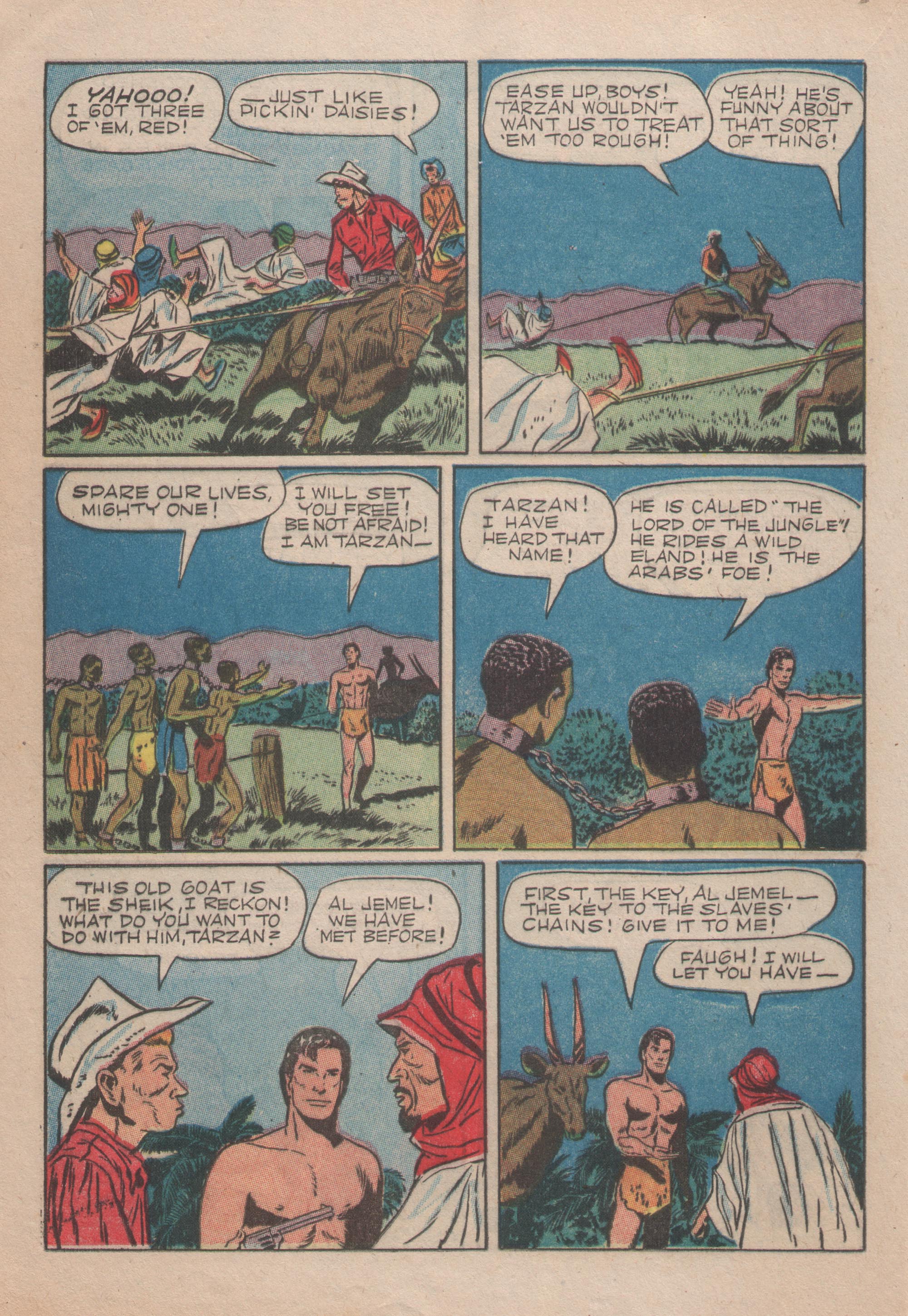 Read online Tarzan (1948) comic -  Issue #33 - 16