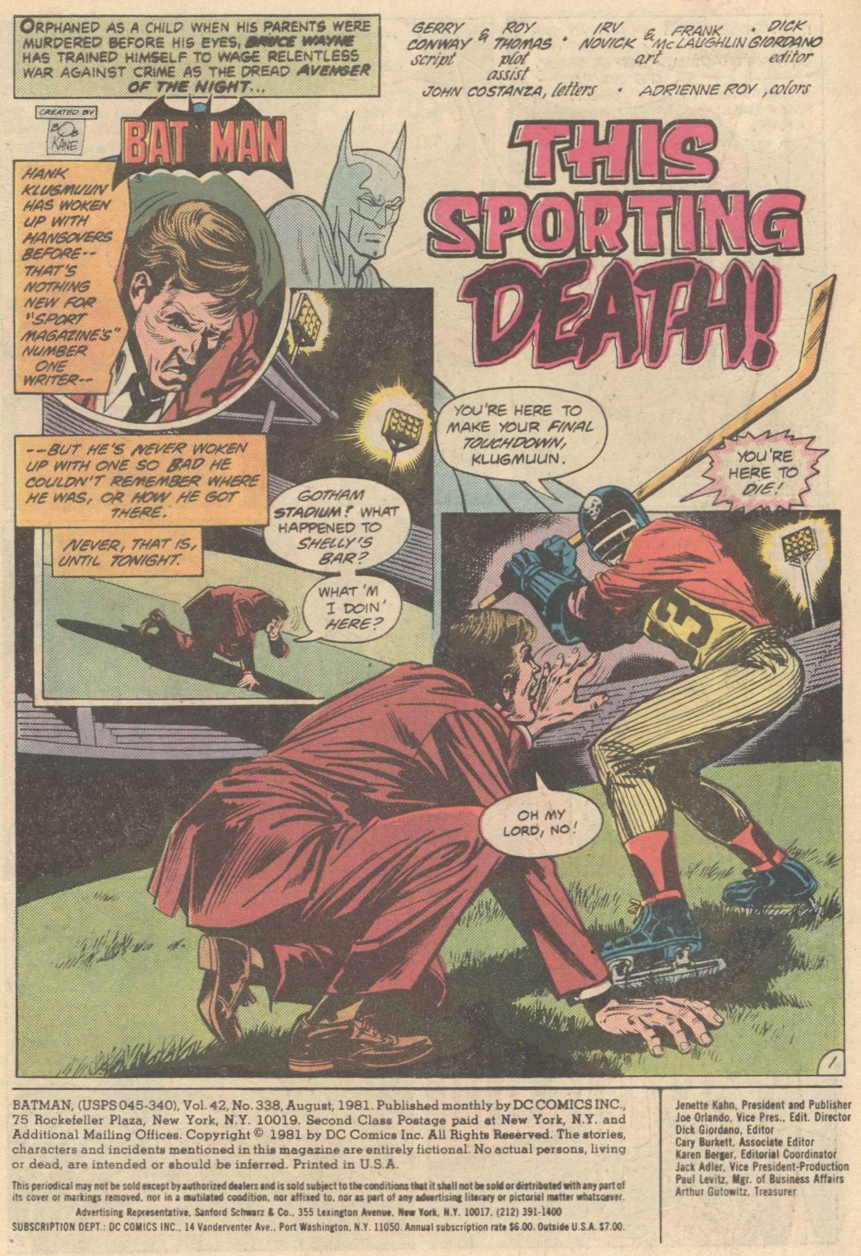 Read online Batman (1940) comic -  Issue #338 - 3