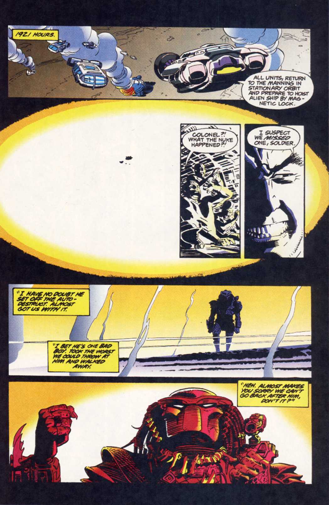 Read online Predator vs. Magnus Robot Fighter comic -  Issue #1 - 6