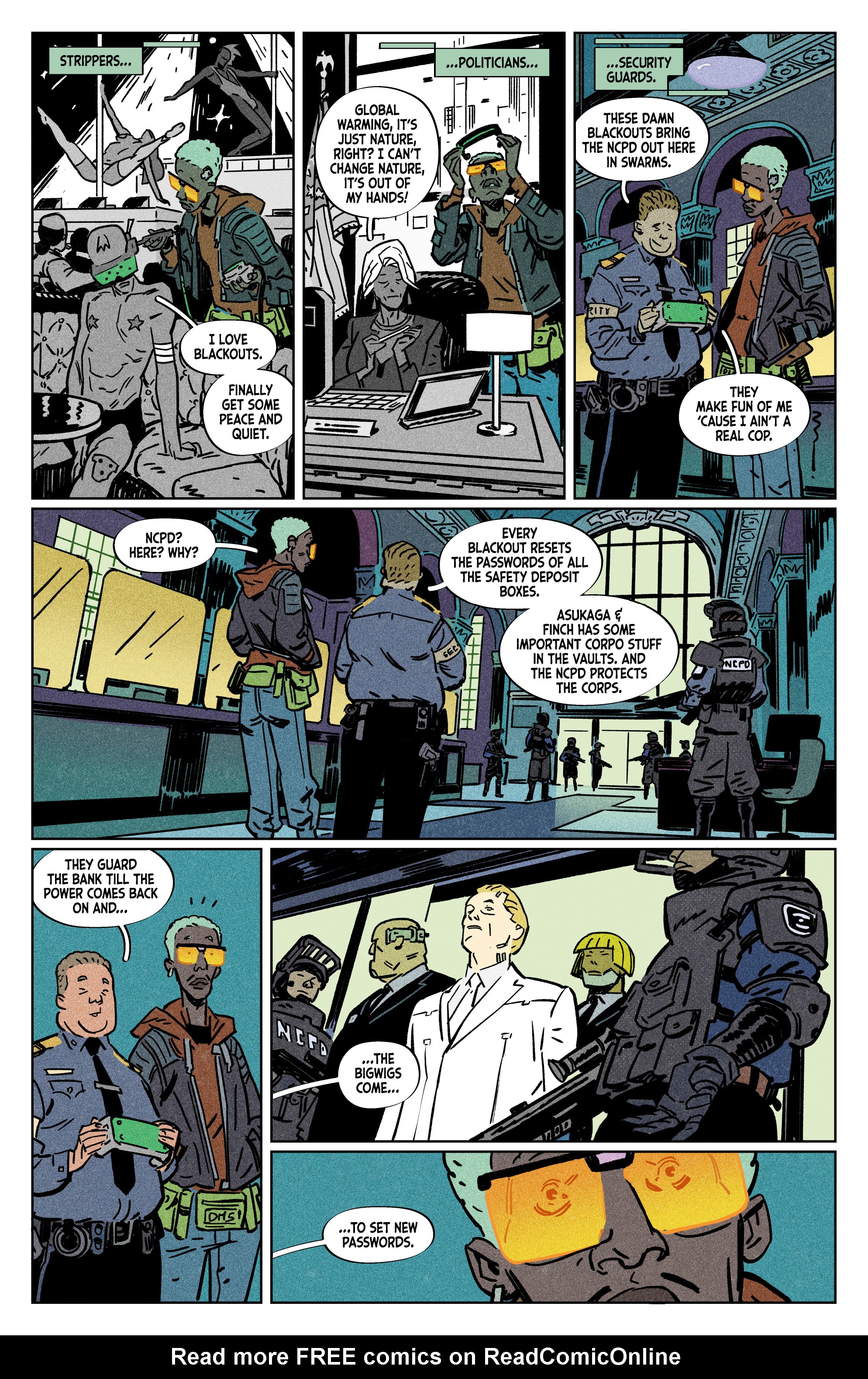 Read online Cyberpunk 2077: Blackout comic -  Issue #1 - 18
