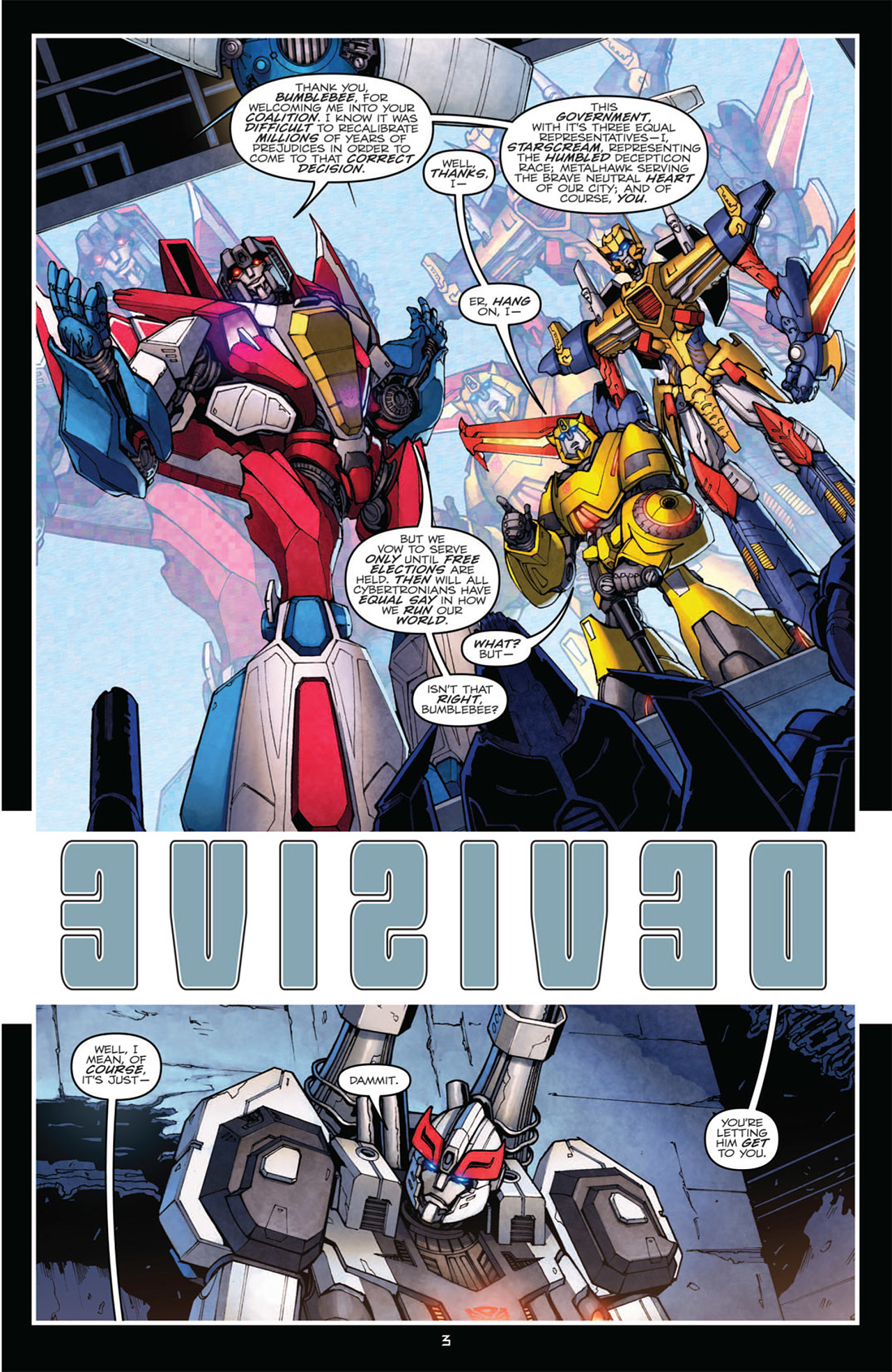 Read online Transformers: Robots In Disguise (2012) comic -  Issue #4 - 6
