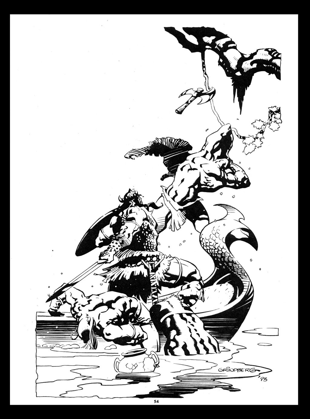 Read online The Savage Sword Of Conan comic -  Issue #212 - 55