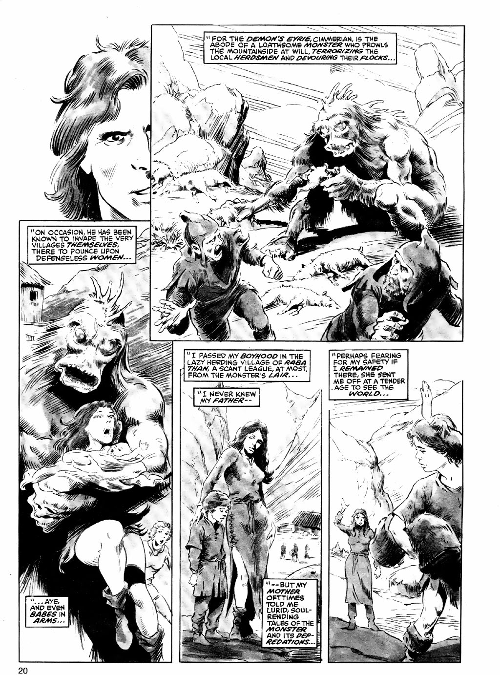 Read online The Savage Sword Of Conan comic -  Issue #84 - 20