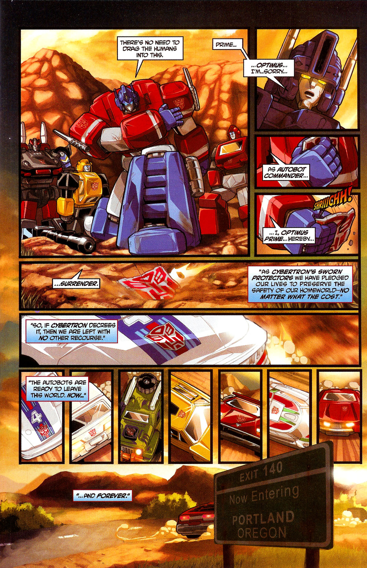 Read online Transformers: Generation 1 (2003) comic -  Issue #2 - 12