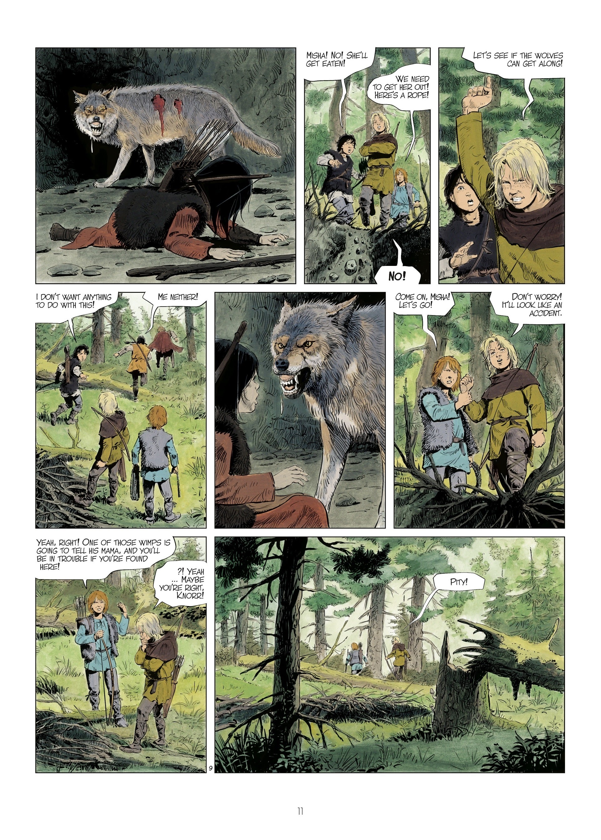 Read online The World of Thorgal: Wolfcub comic -  Issue #1 - 13