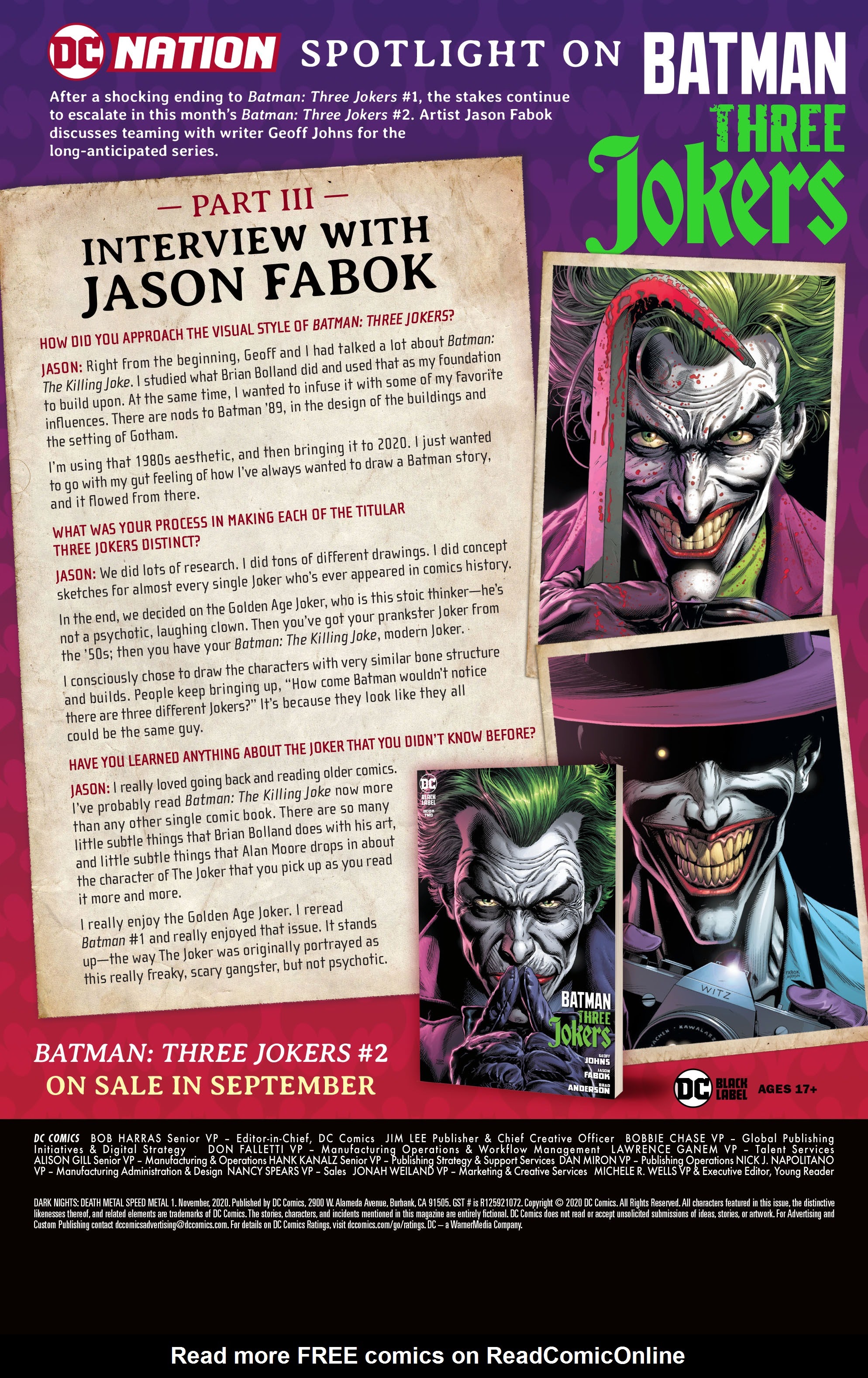 Read online Dark Nights: Death Metal Speed Metal comic -  Issue # Full - 37