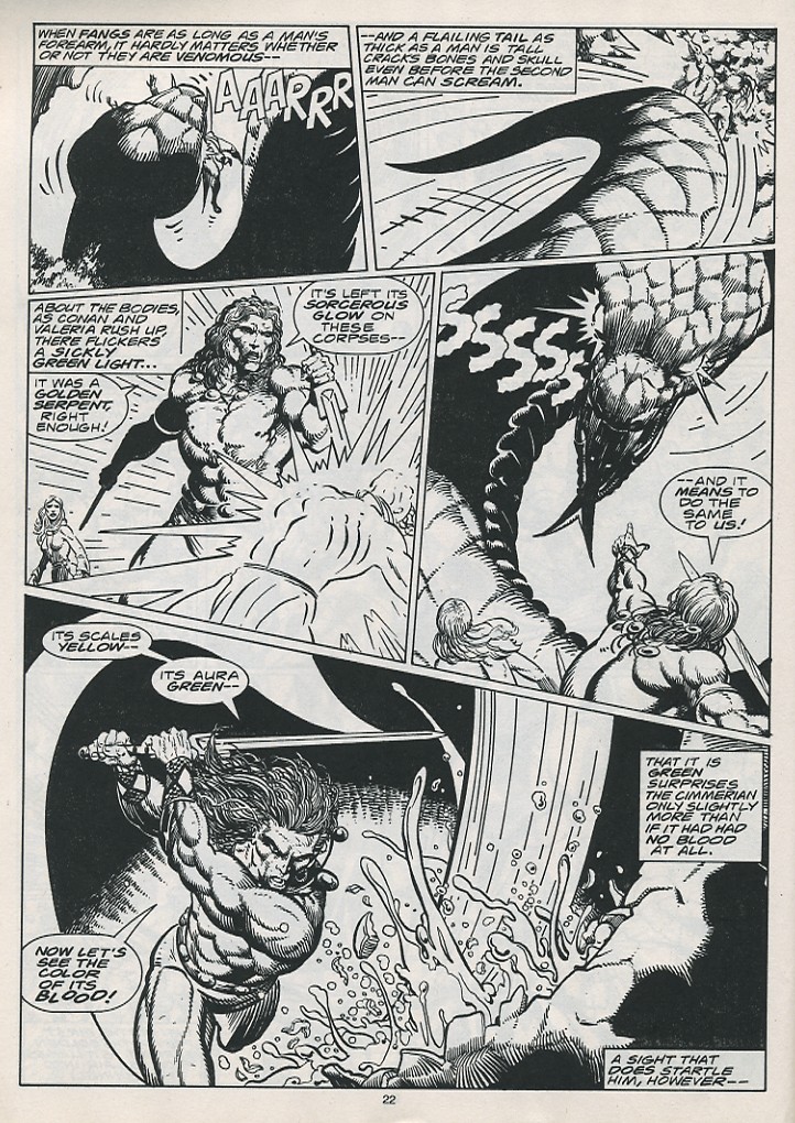 Read online The Savage Sword Of Conan comic -  Issue #215 - 24