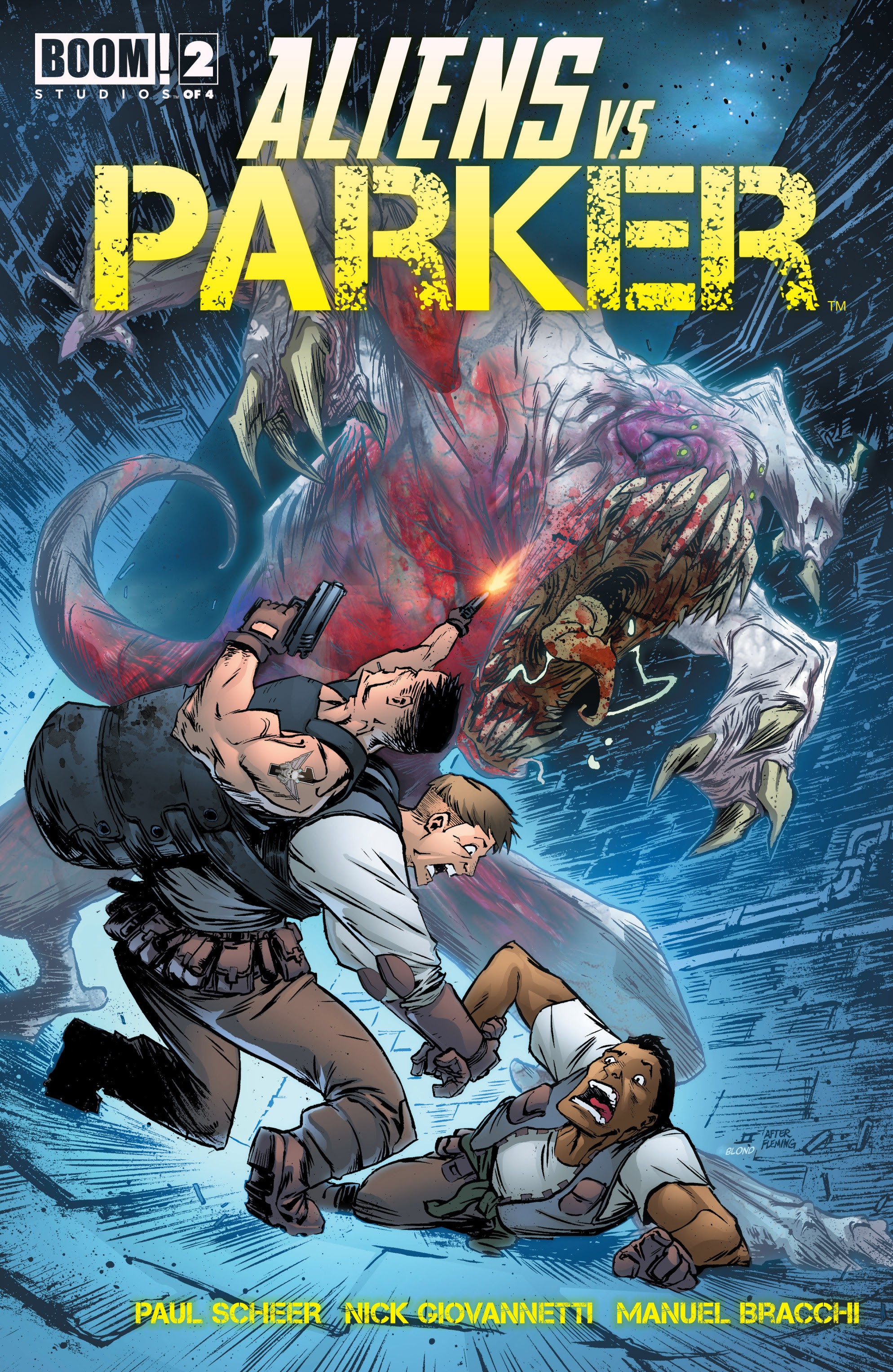 Read online Aliens vs. Parker comic -  Issue #2 - 1