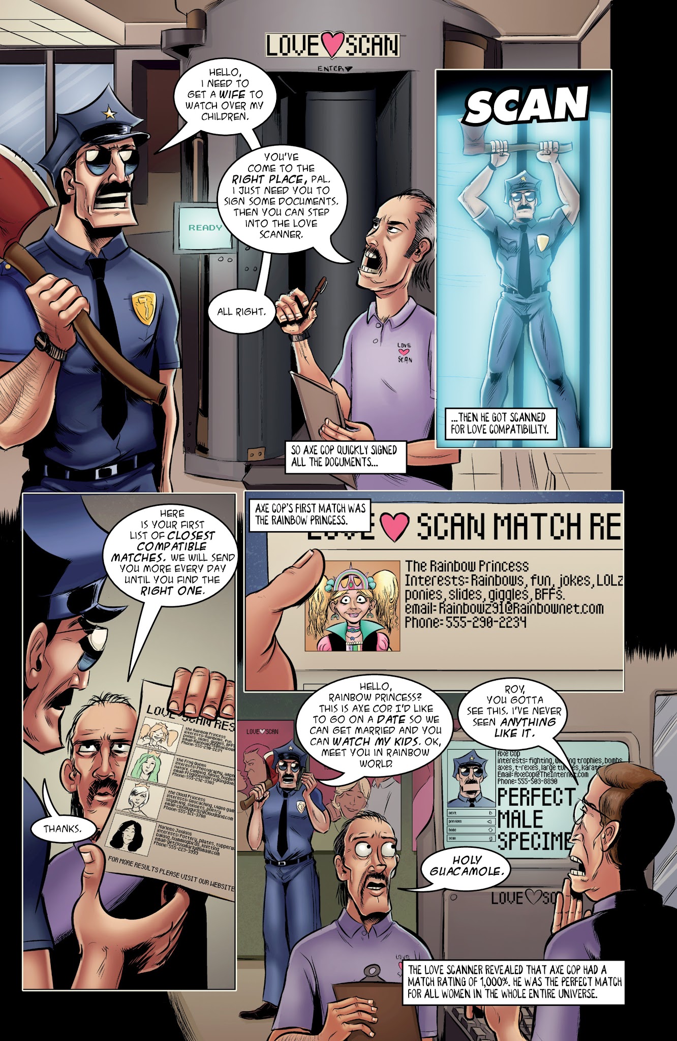 Read online Axe Cop comic -  Issue # TPB 5 - 81