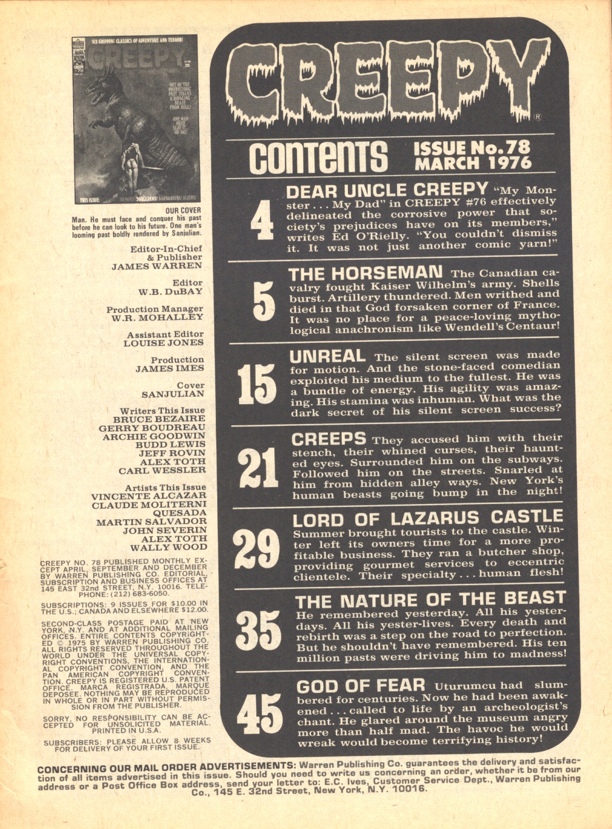Creepy (1964) Issue #78 #78 - English 3