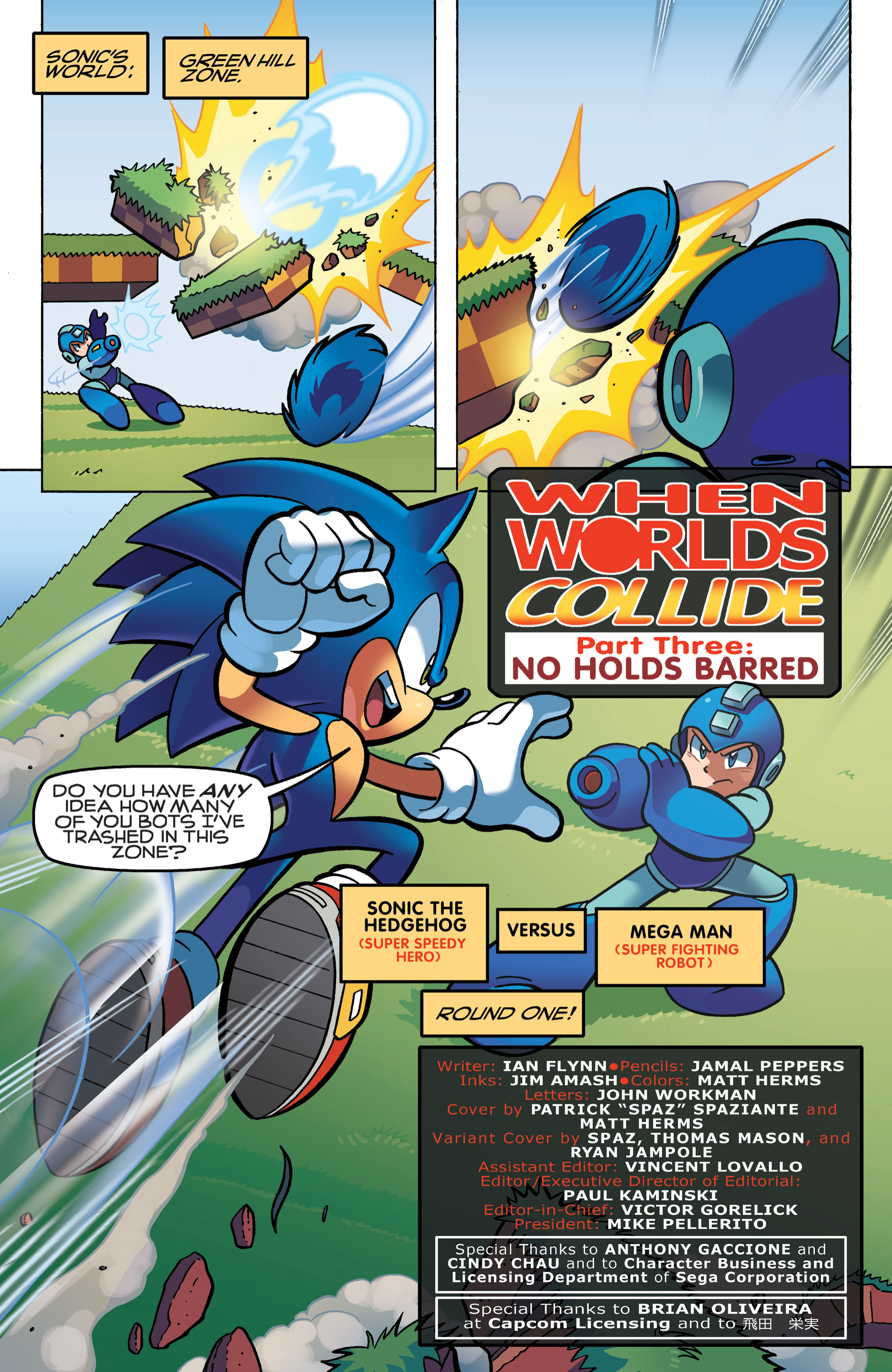 Read online Sonic Mega Man Worlds Collide comic -  Issue # Vol 1 - 62