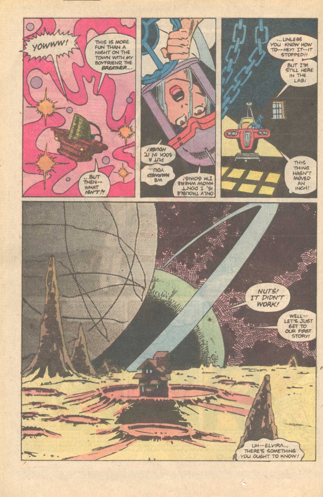 Elvira's House of Mystery Issue #7 #8 - English 3 Elvira's House of Mystery Issue #7 #8 - English 3