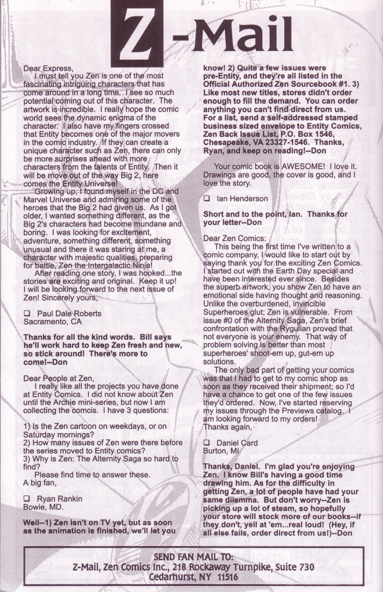 Read online Zen Intergalactic Ninja: Starquest comic -  Issue #1 - 28