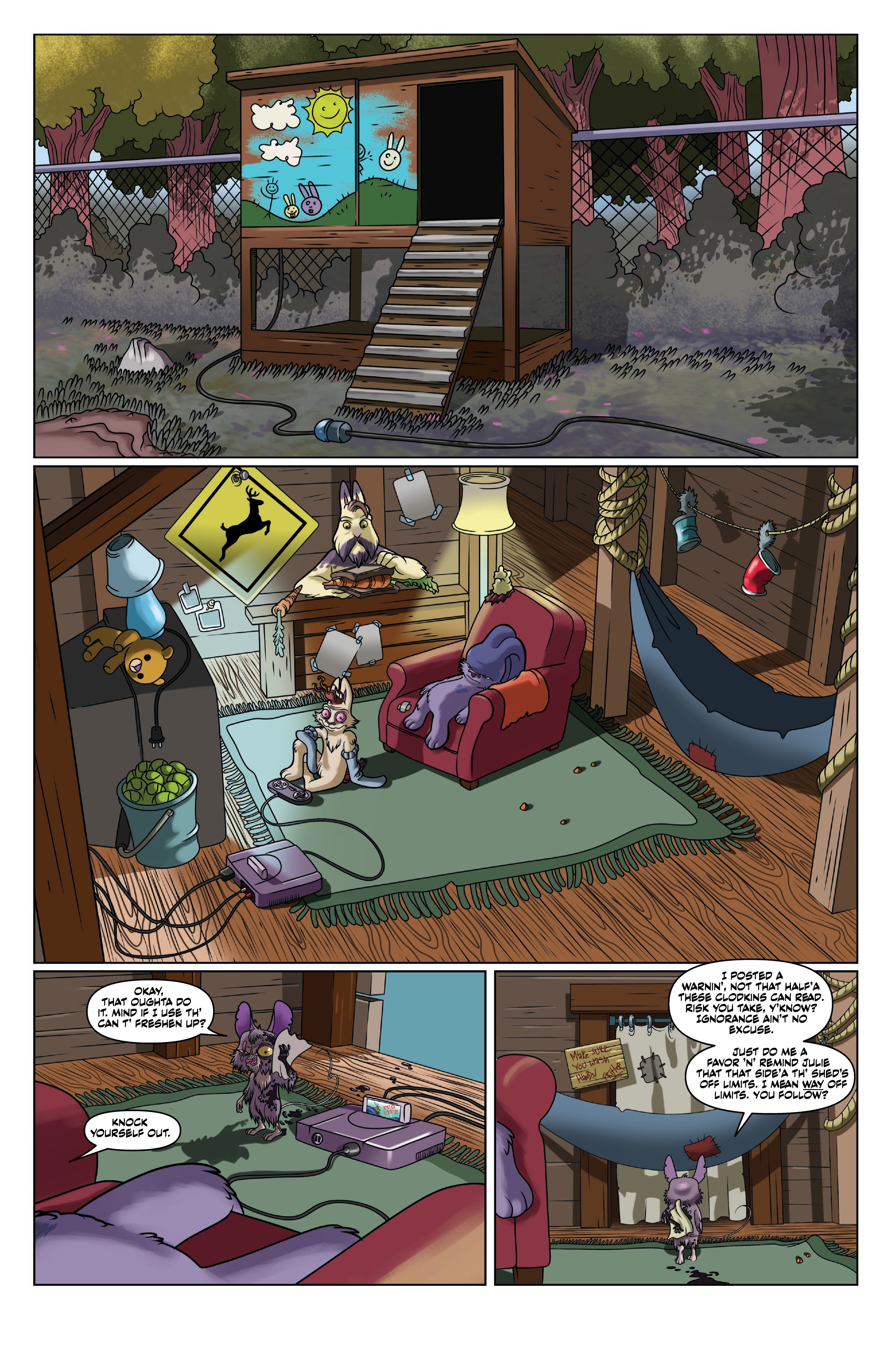 Read online Auntie Agatha's Home For Wayward Rabbits comic -  Issue #4 - 17