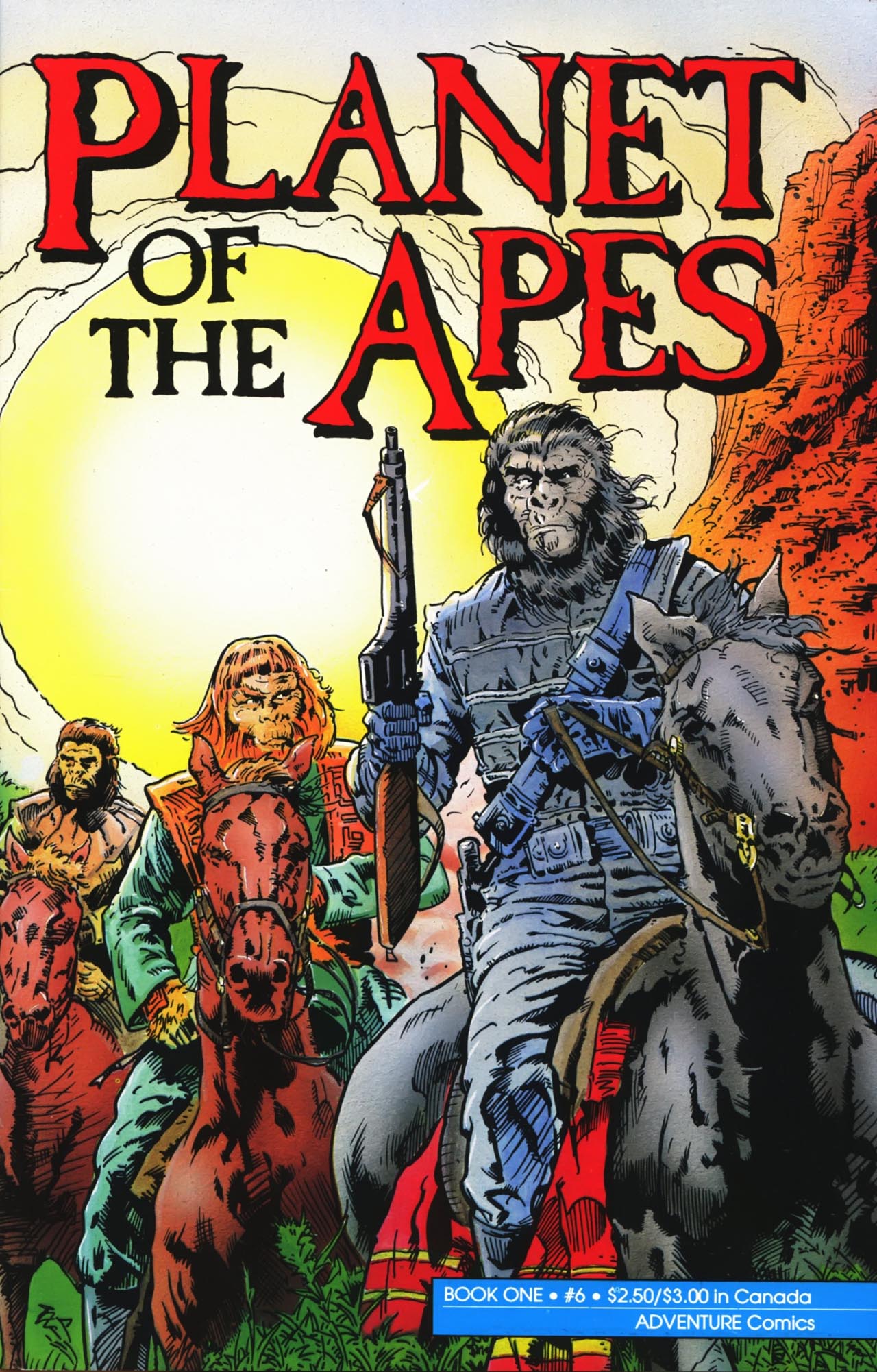 Read online Planet of the Apes (1990) comic -  Issue #6 - 1