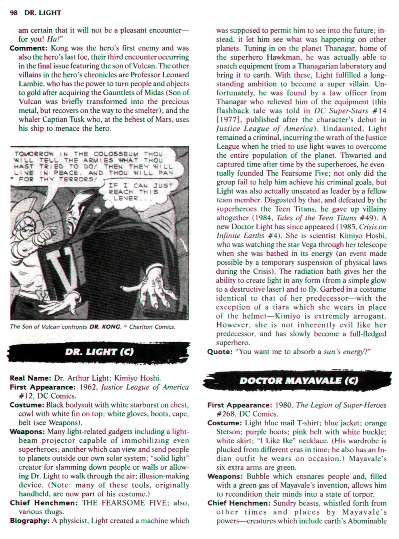 Read online The Encyclopedia of Super Villains comic -  Issue # TPB (Part 1) - 116