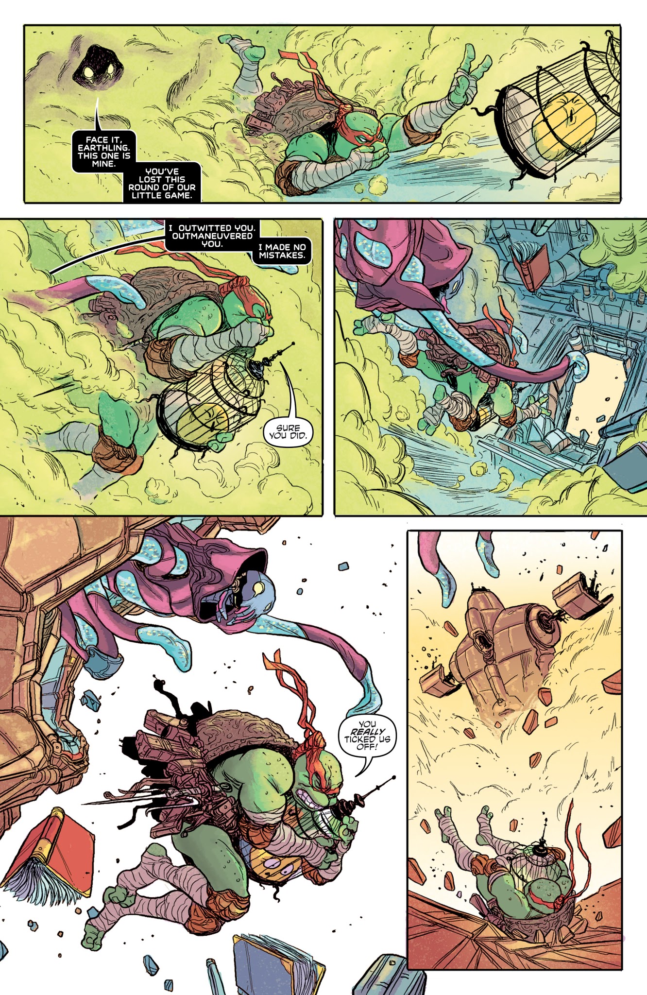 Read online Teenage Mutant Ninja Turtles: Dimension X comic -  Issue #1 - 17