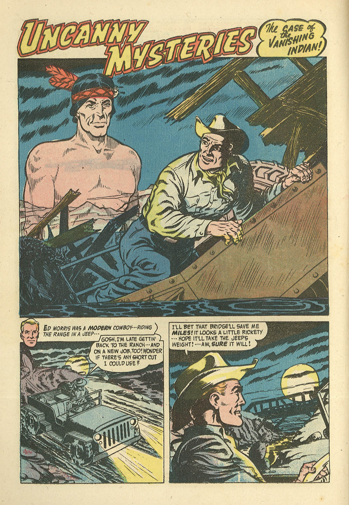Read online Adventures Into The Unknown comic -  Issue #78 - 14