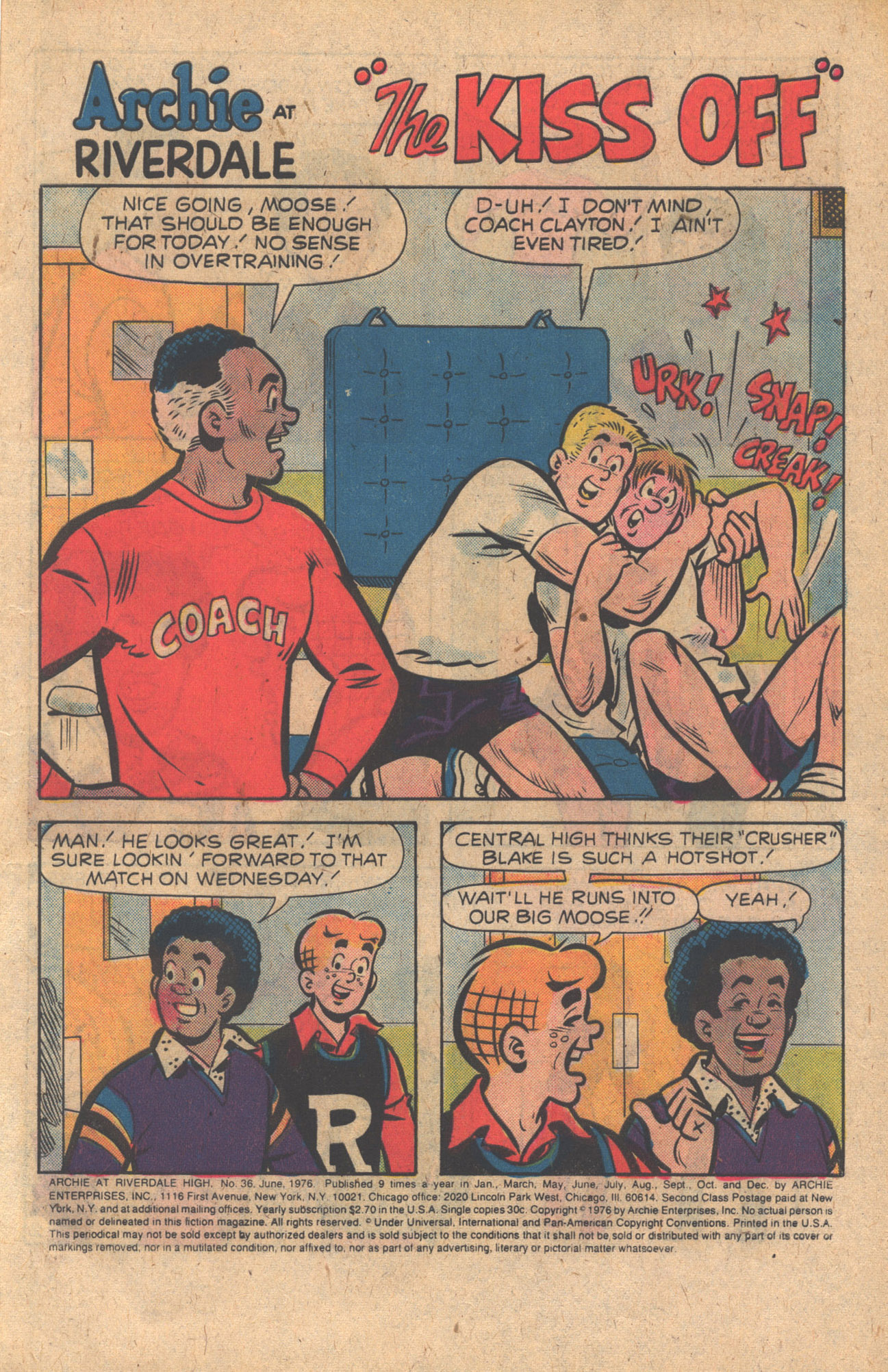 Read online Archie at Riverdale High (1972) comic -  Issue #36 - 3