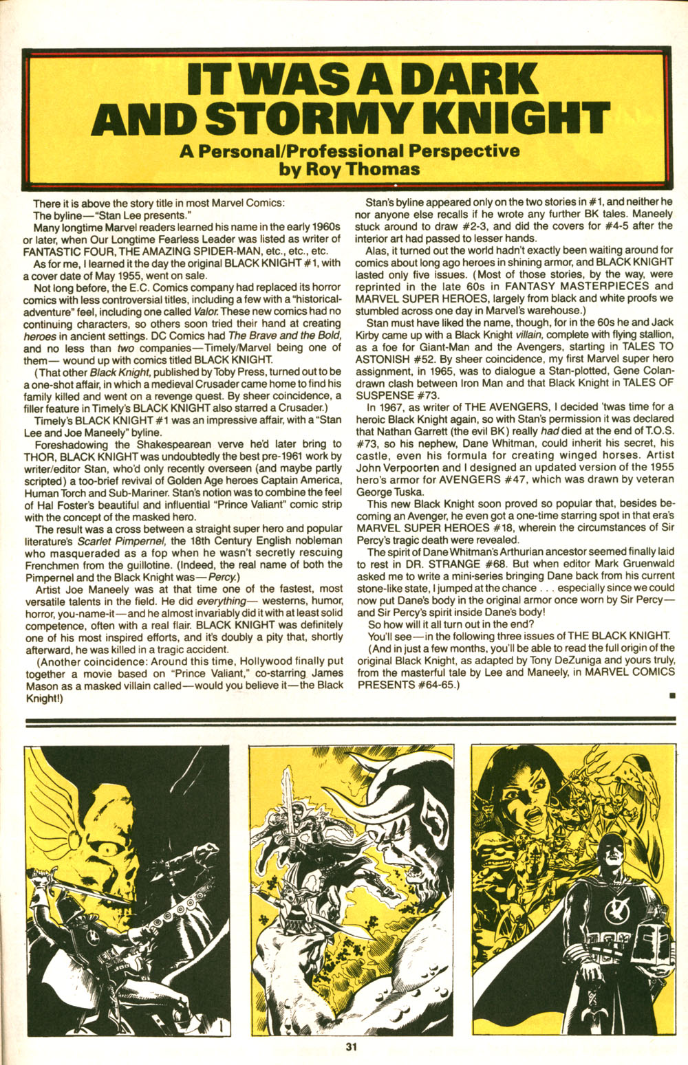 Read online Black Knight (1990) comic -  Issue #1 - 24