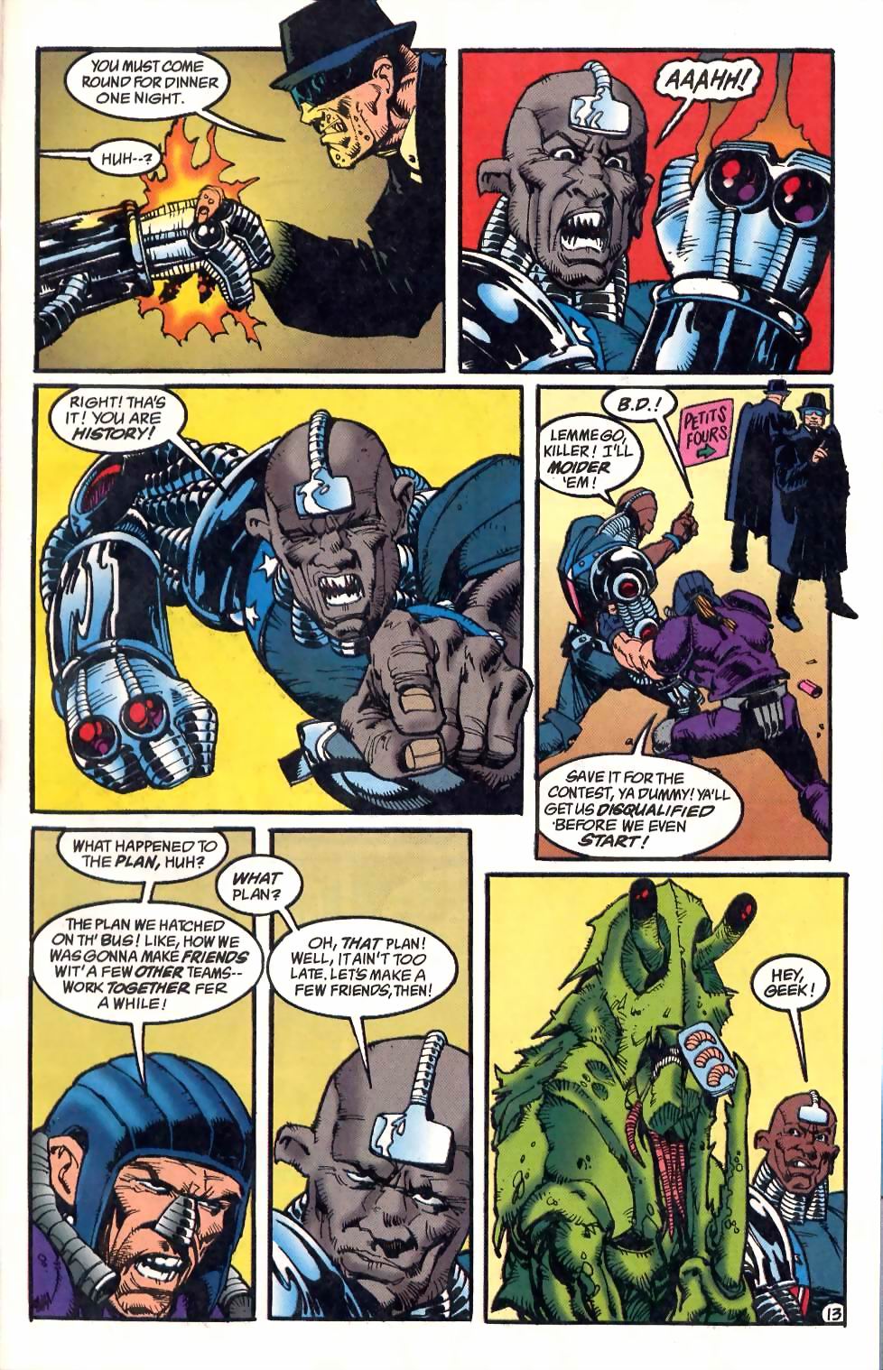 Read online Lobo: Unamerican Gladiators comic -  Issue #1 - 14