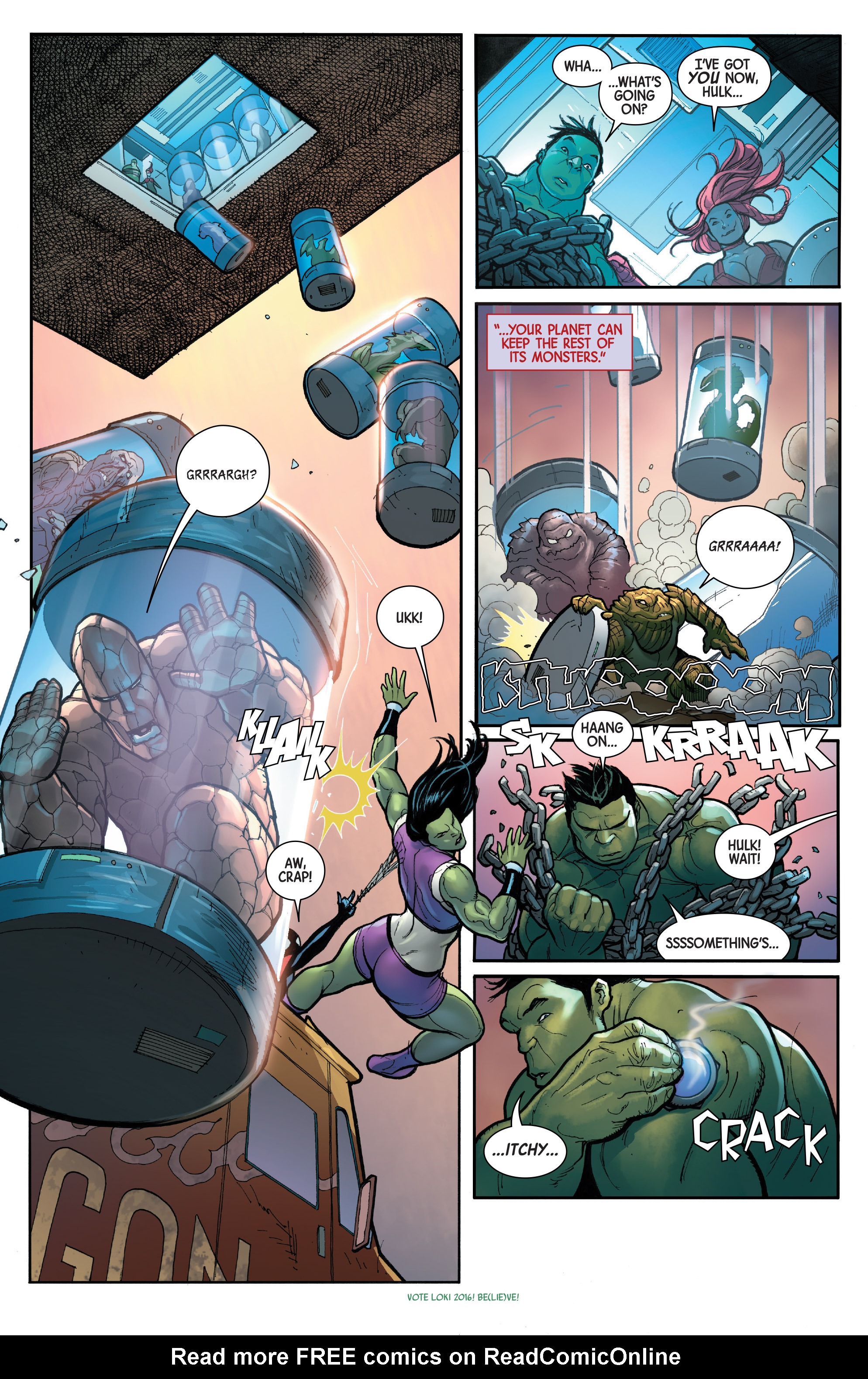 Read online Totally Awesome Hulk comic -  Issue #4 - 6