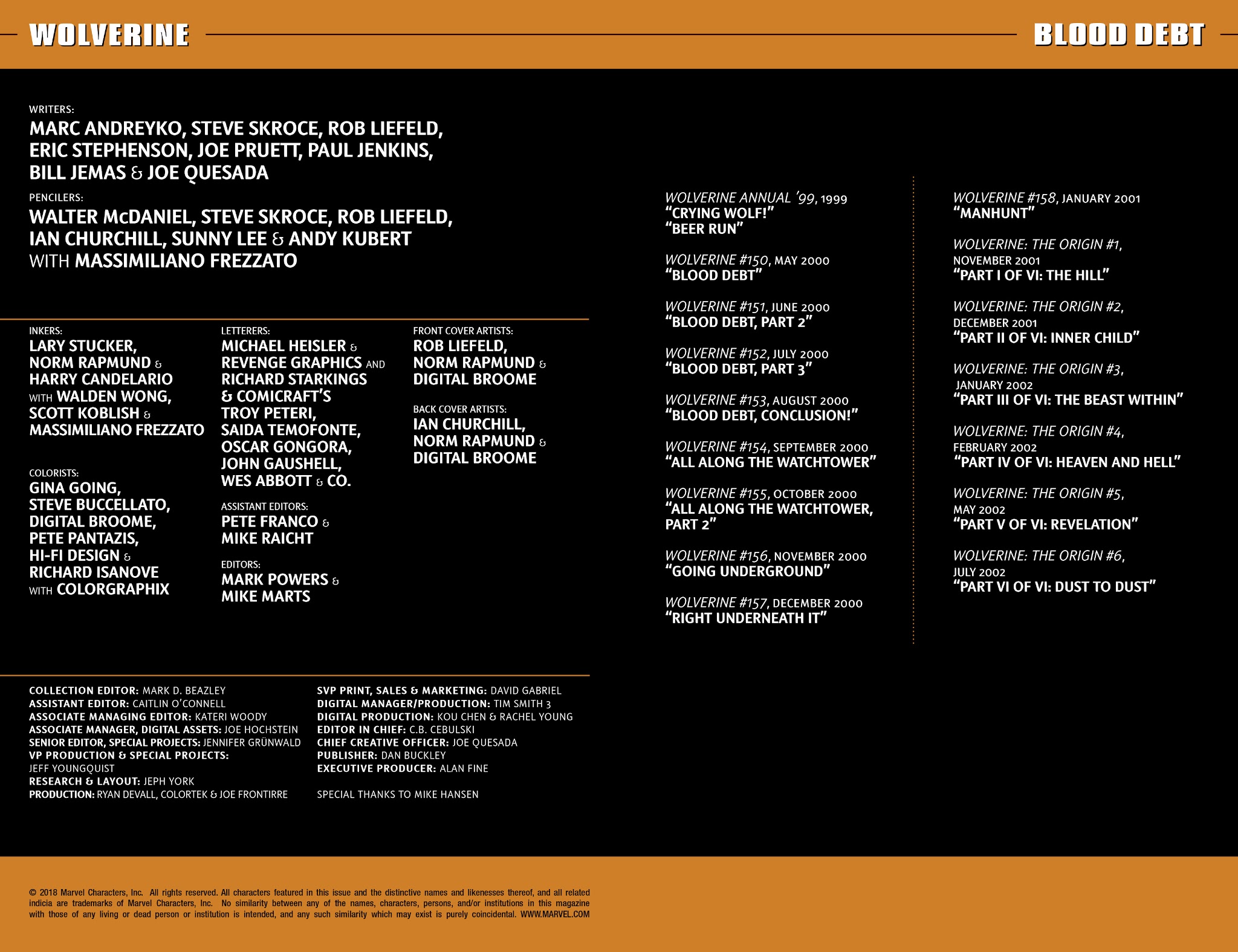 Read online Wolverine Epic Collection: Blood Debt comic -  Issue # TPB - 4