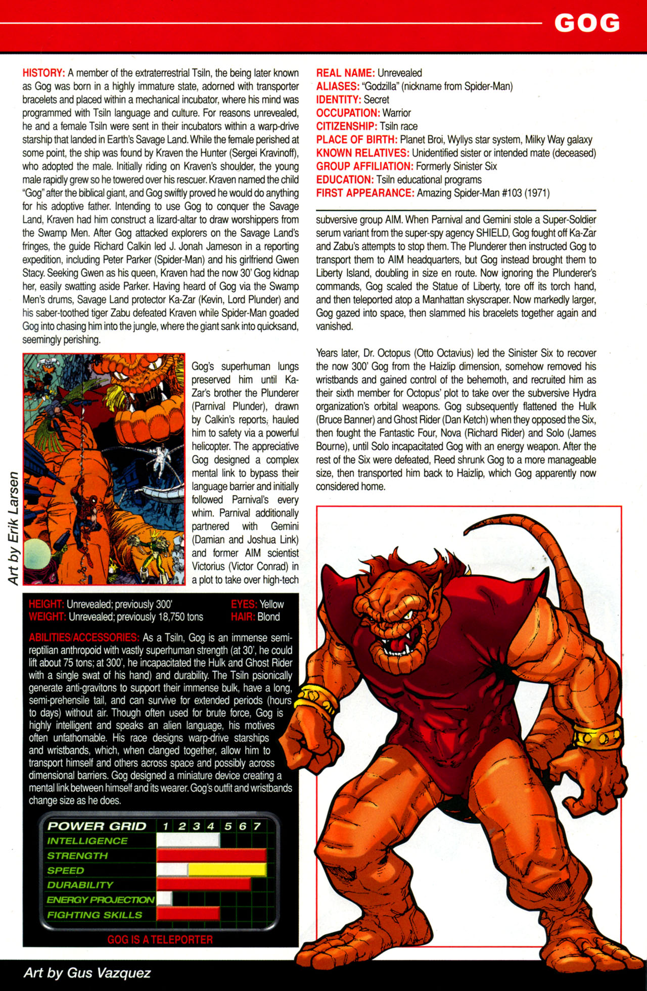 Read online Official Handbook of the Marvel Universe A To Z Update comic -  Issue #1 - 23