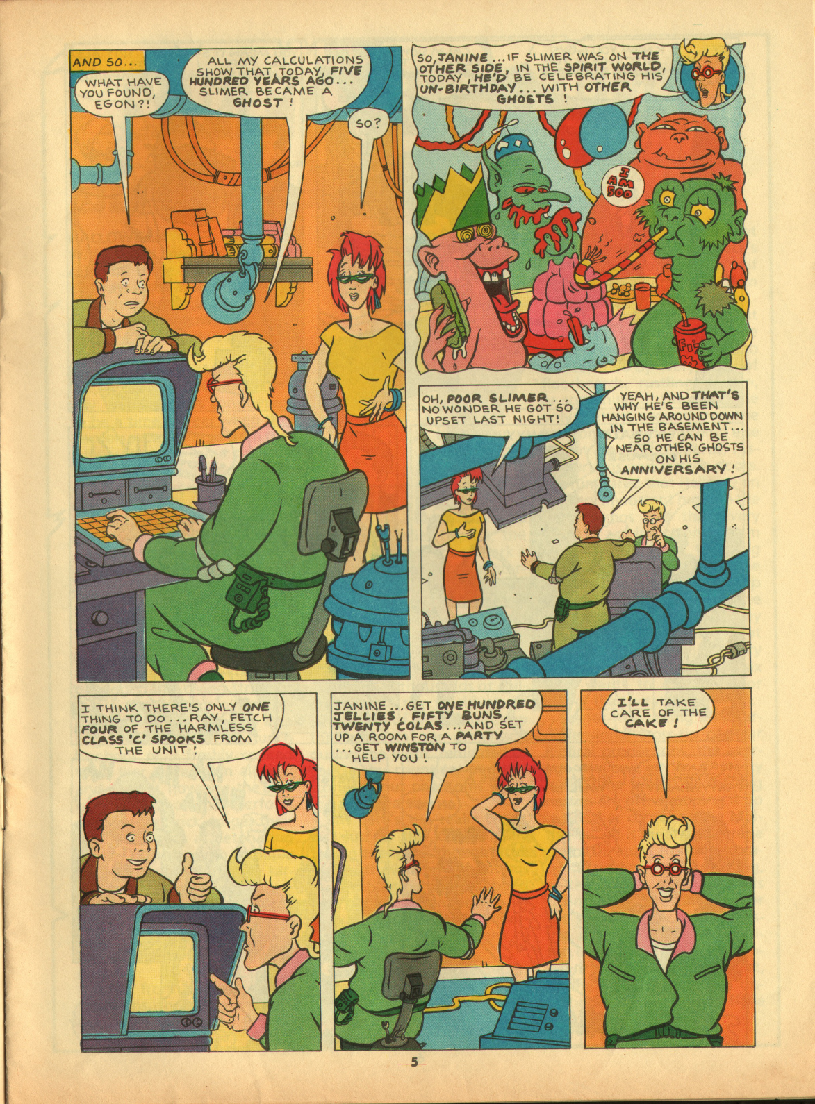 Read online The Real Ghostbusters comic -  Issue #20 - 5