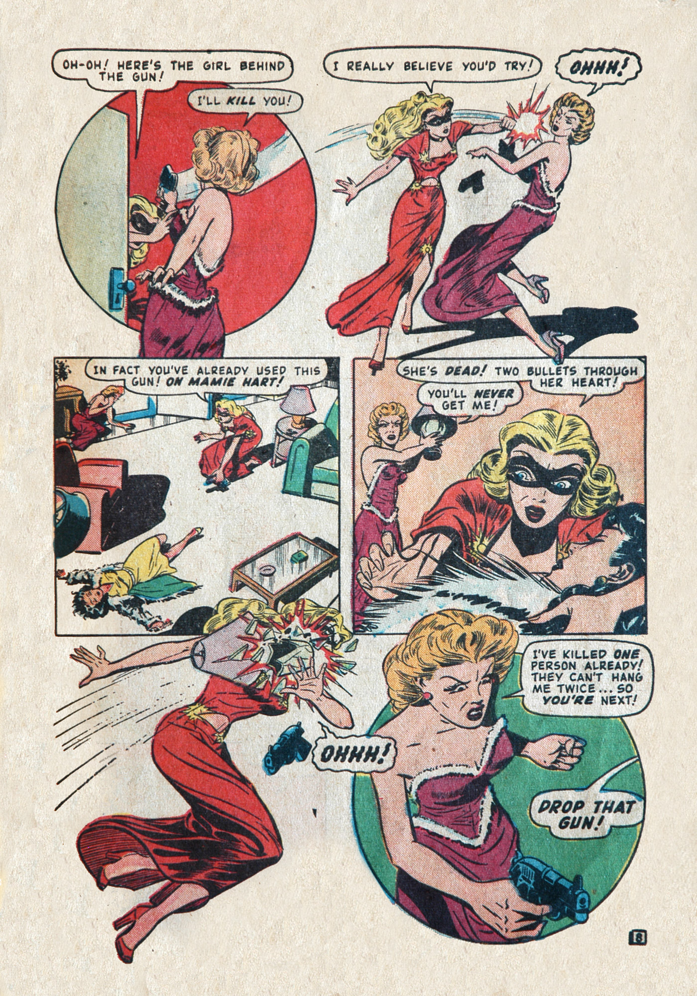 Read online Blonde Phantom Comics comic -  Issue #14 - 31