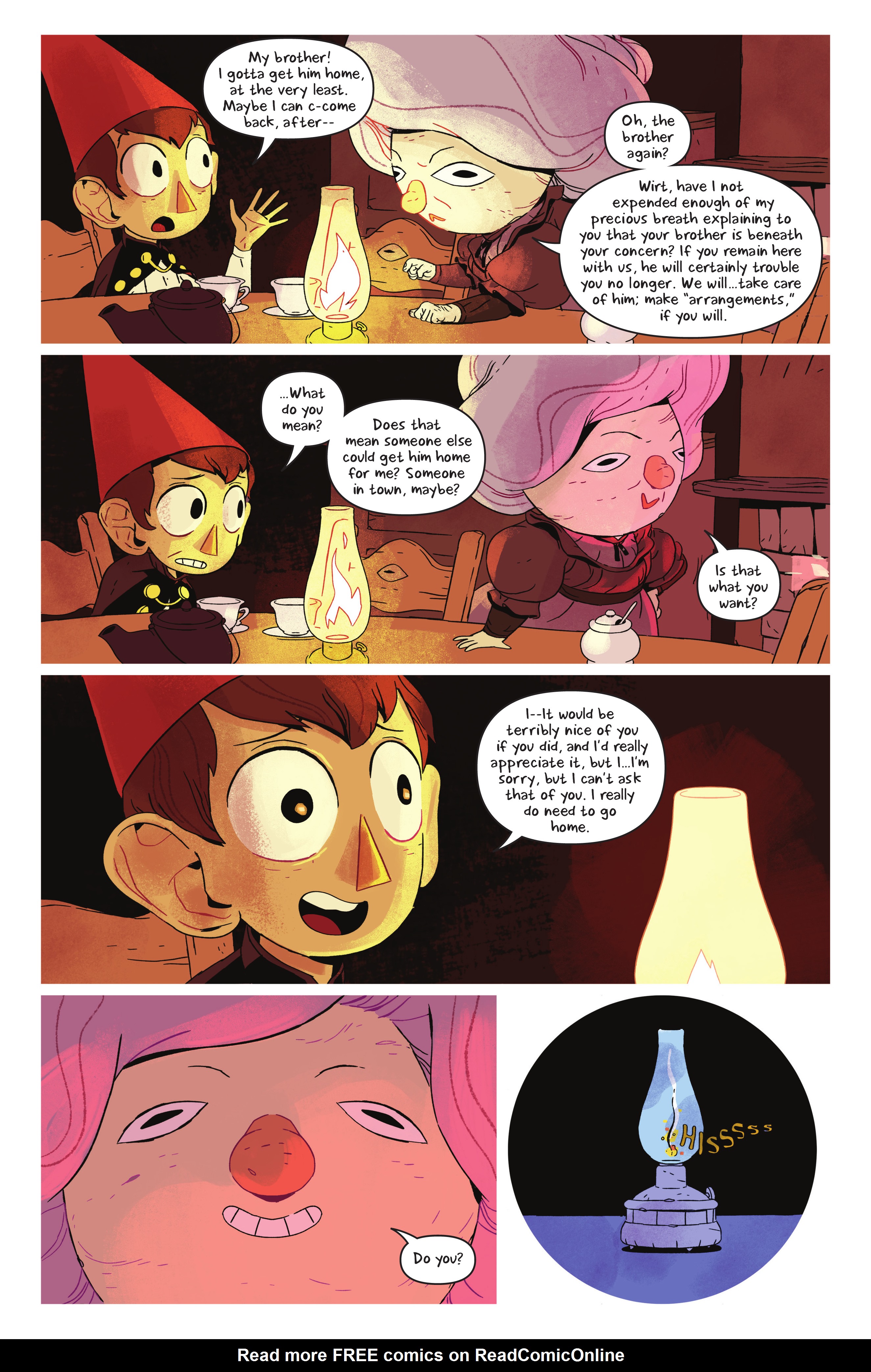 Read online Over the Garden Wall: Hollow Town comic -  Issue # TPB - 68