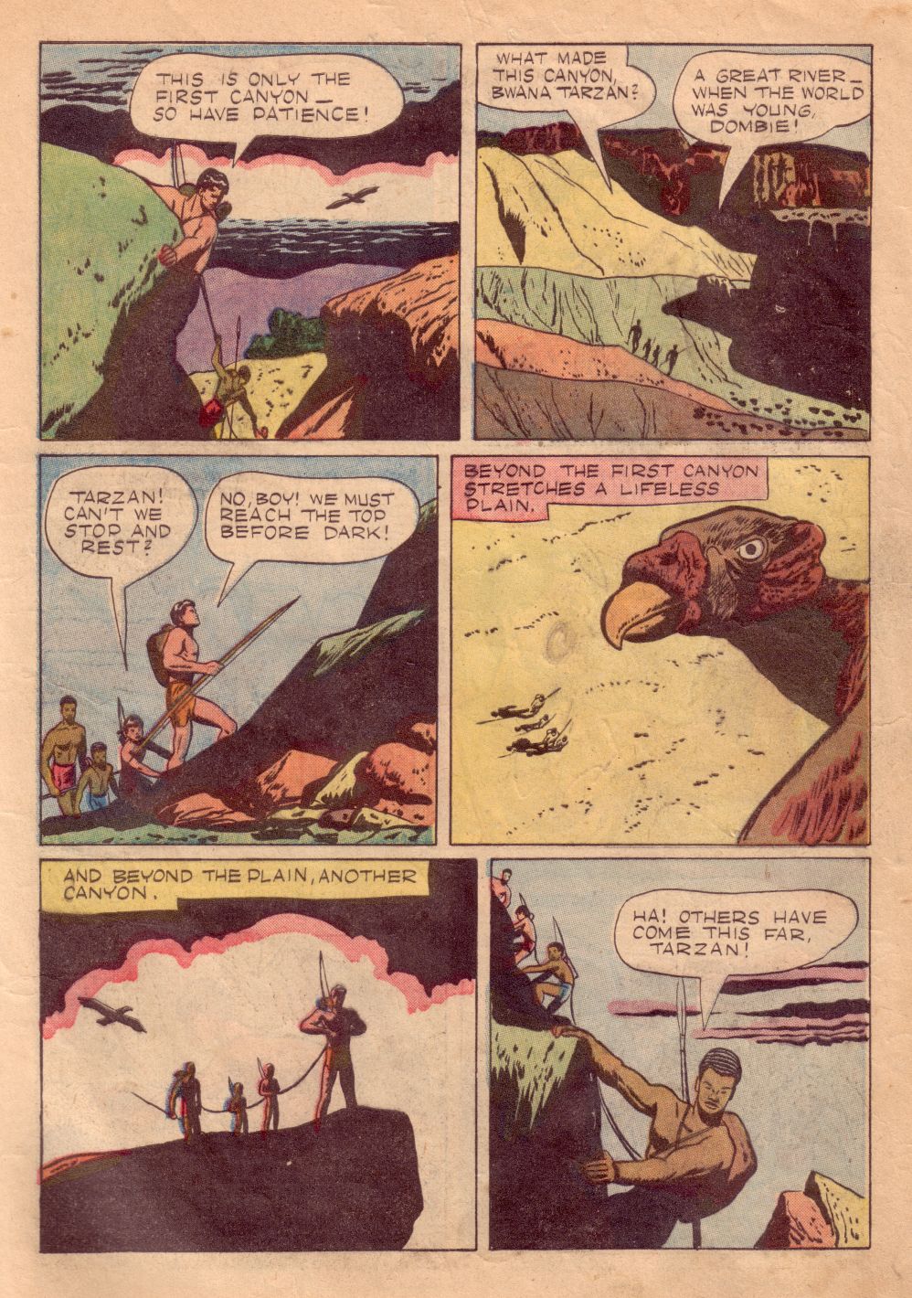 Read online Tarzan (1948) comic -  Issue #8 - 9