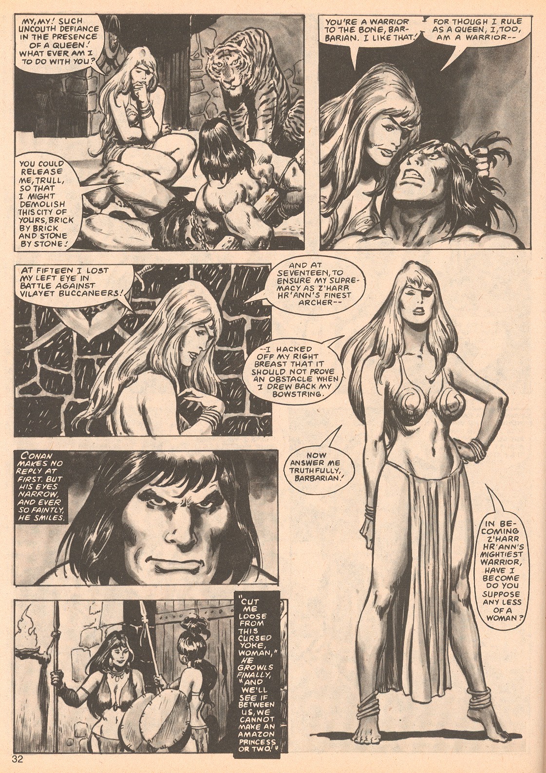 Read online The Savage Sword Of Conan comic -  Issue #62 - 32