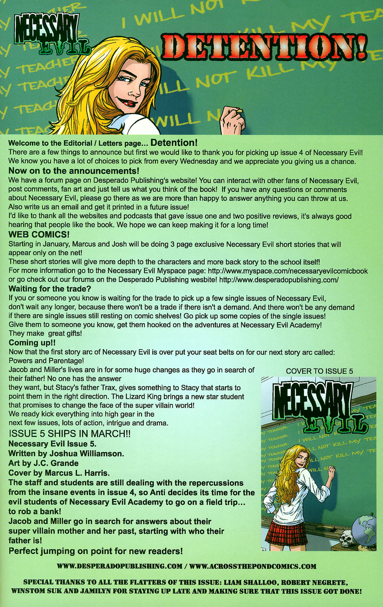 Read online Necessary Evil comic -  Issue #4 - 26