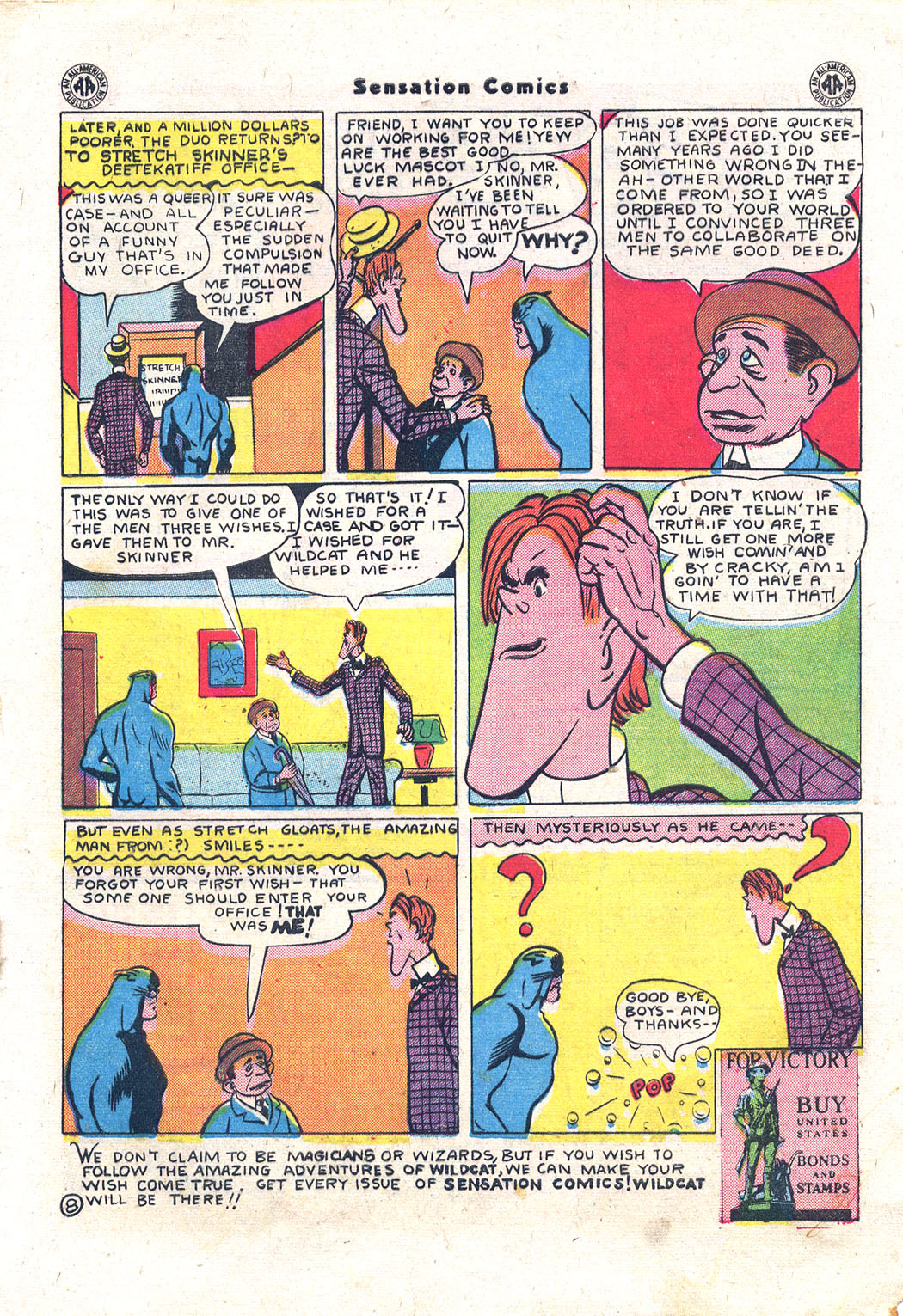 Read online Sensation (Mystery) Comics comic -  Issue #43 - 48