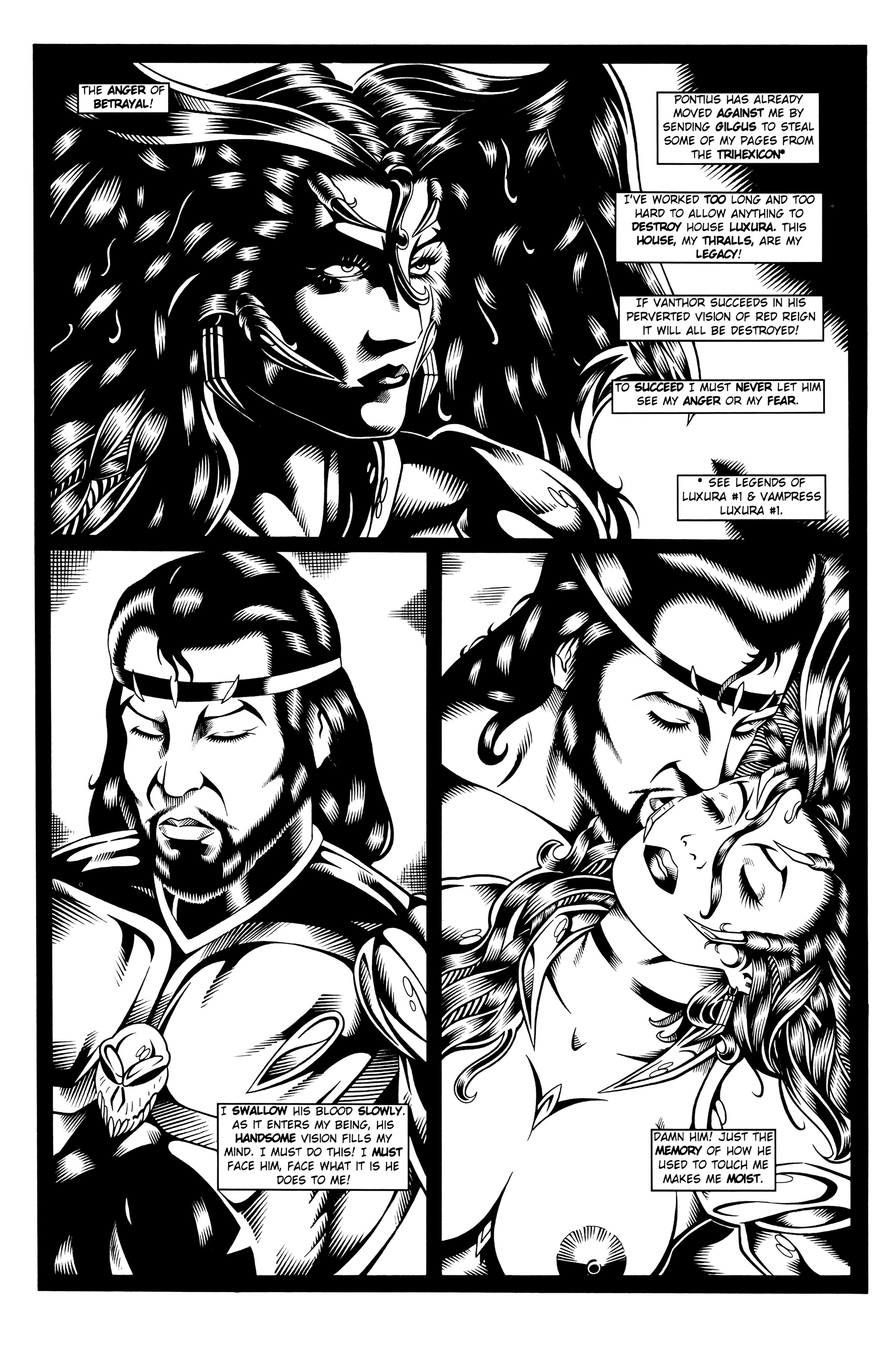 Read online Vamperotica comic -  Issue #33 - 6