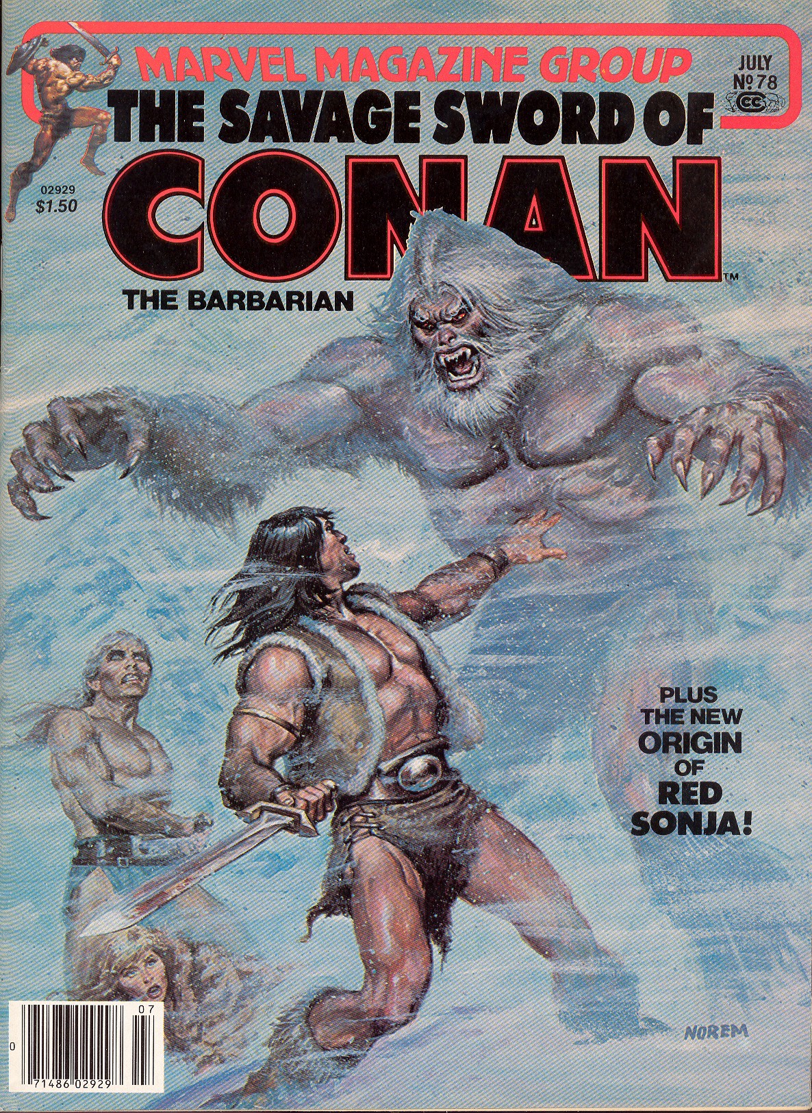 Read online The Savage Sword Of Conan comic -  Issue #78 - 1