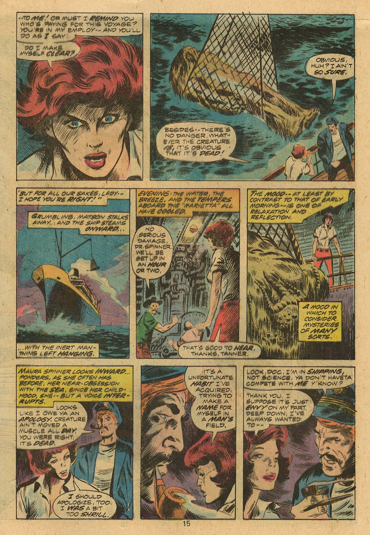 Read online Man-Thing (1974) comic -  Issue #13 - 17