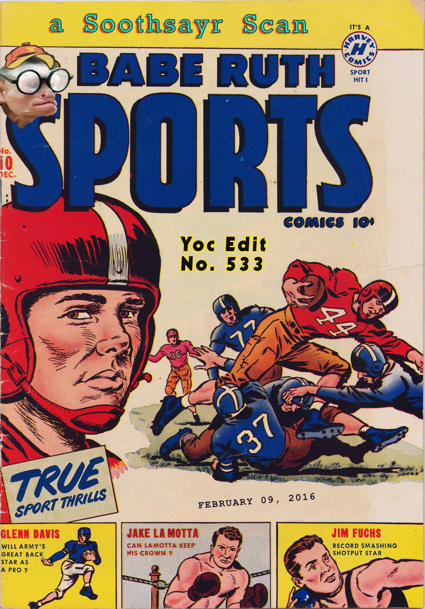 Read online Babe Ruth Sports Comics comic -  Issue #10 - 36