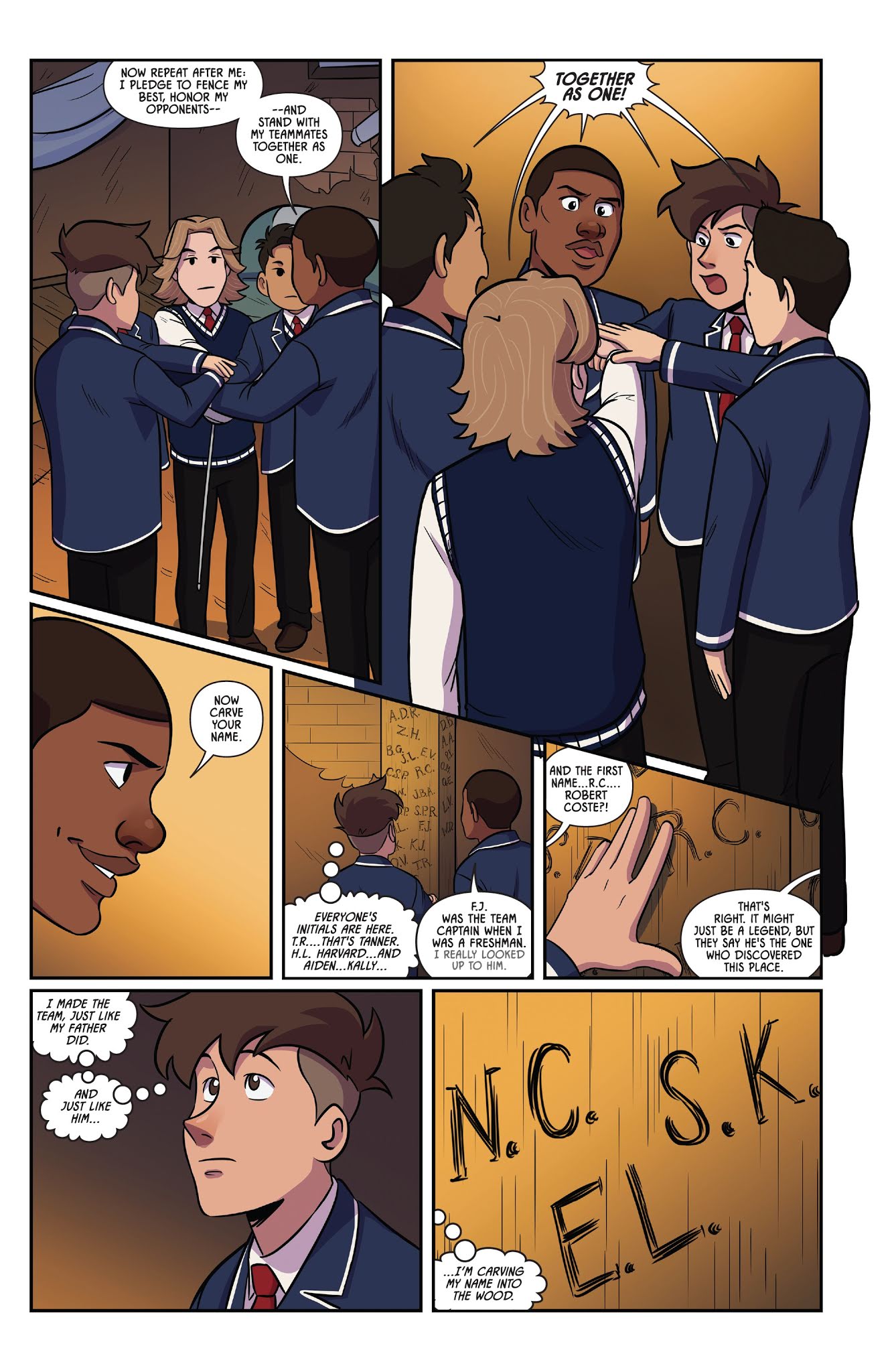 Read online Fence comic -  Issue #12 - 18