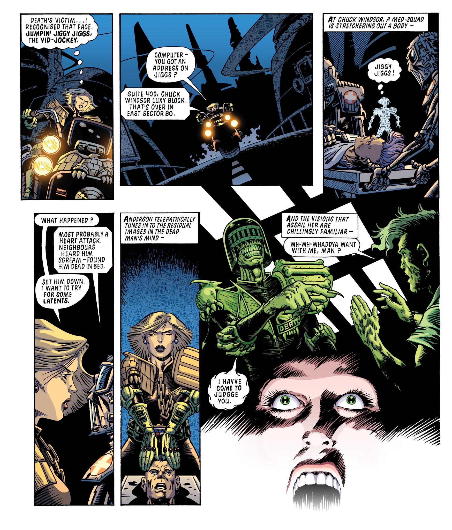Read online Judge Dredd Classics: The Dark Judges comic -  Issue # TPB - 58