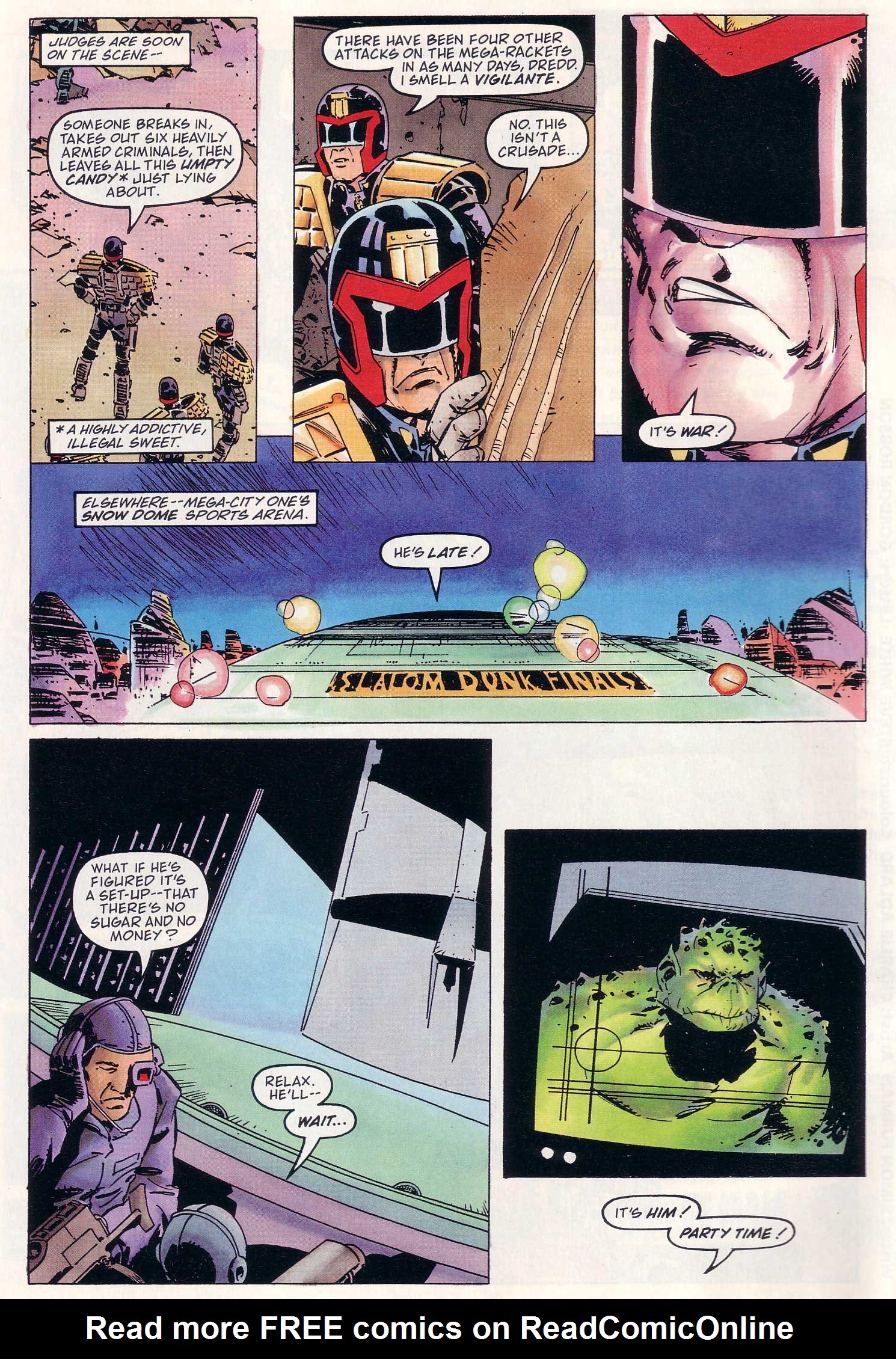 Read online Judge Dredd Lawman of the Future comic -  Issue #19 - 5