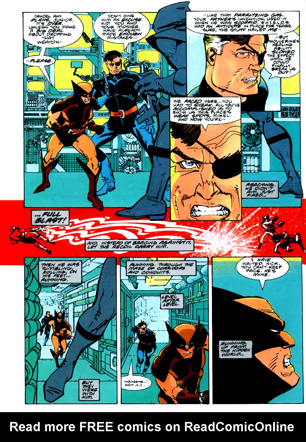 Read online Marvel Graphic Novel comic -  Issue #50 - Wolverine & Nick Fury - The Scorpio Connection - 53