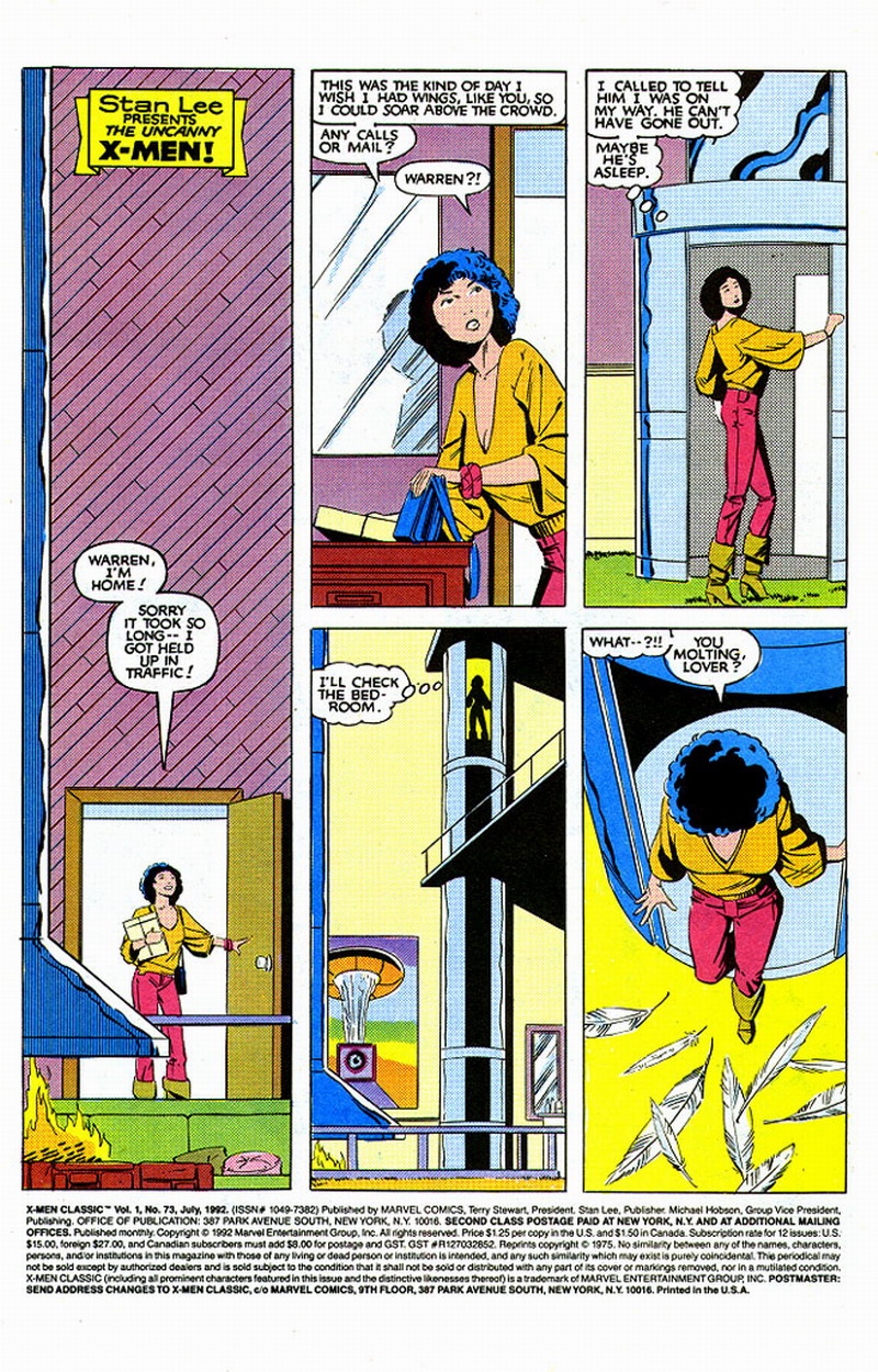 Read online X-Men Classic comic -  Issue #73 - 2