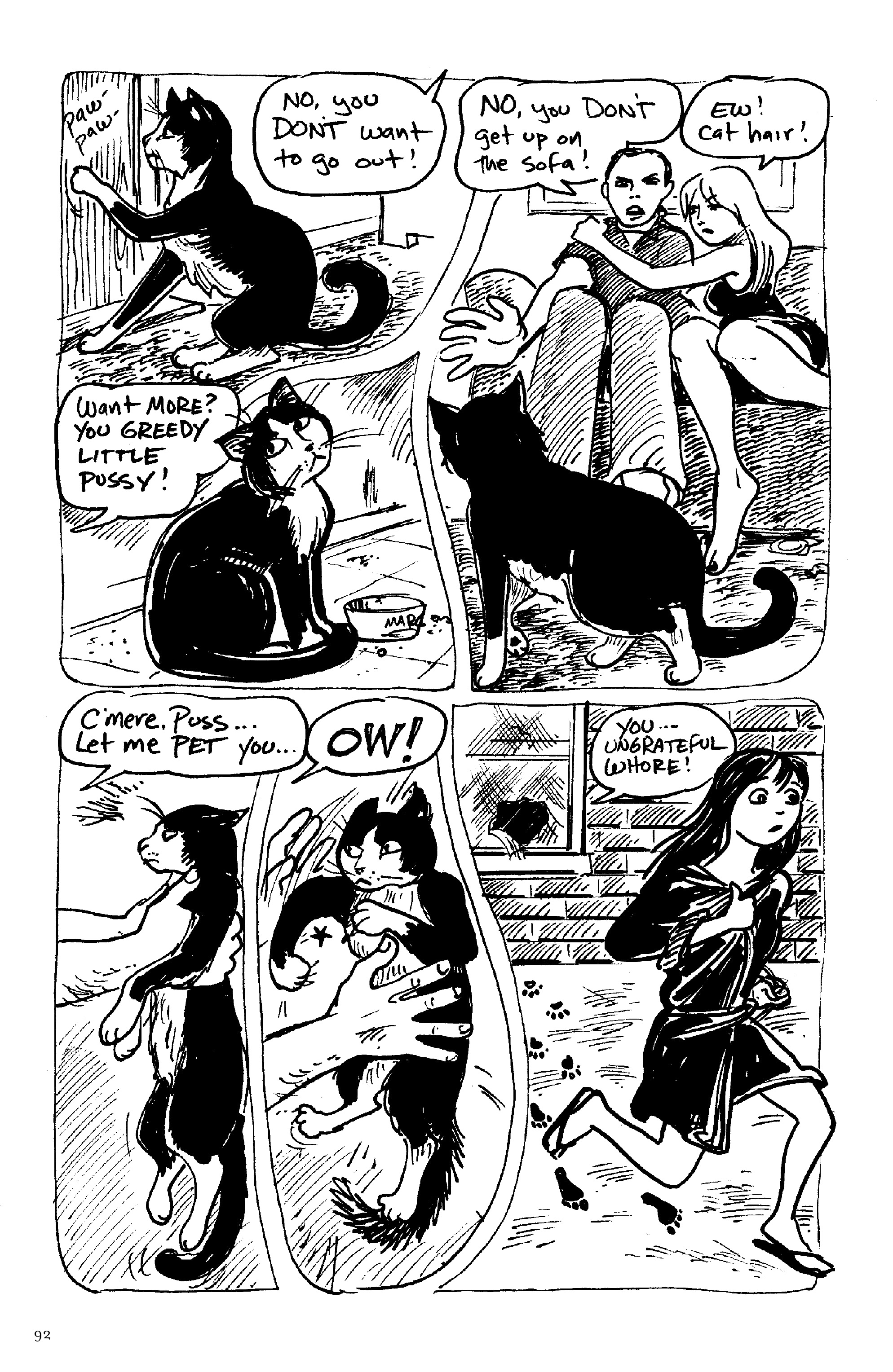 Read online Drawing Lines: An Anthology of Women Cartoonists comic -  Issue # TPB - 92