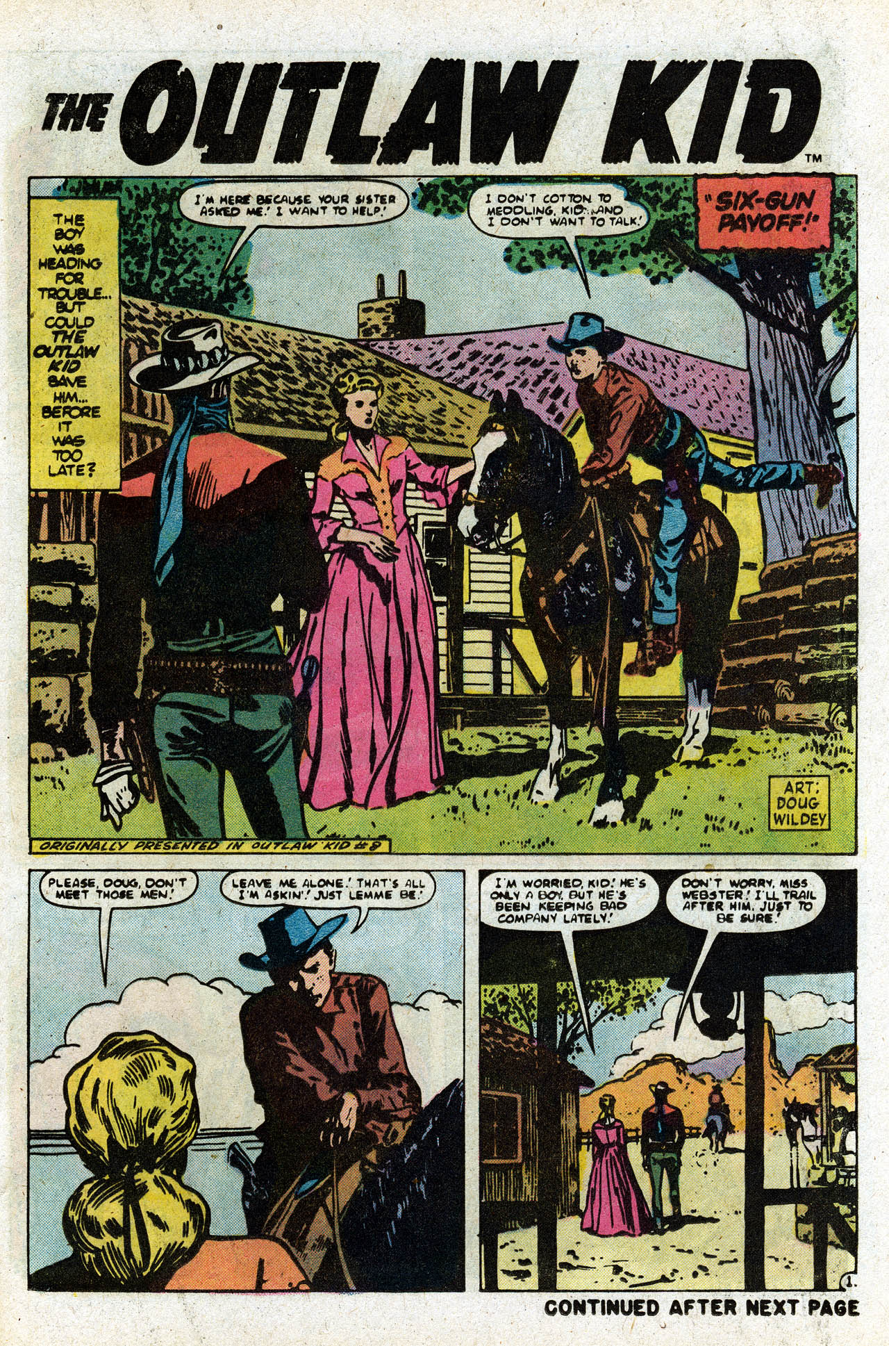 Read online The Outlaw Kid (1970) comic -  Issue #24 - 16